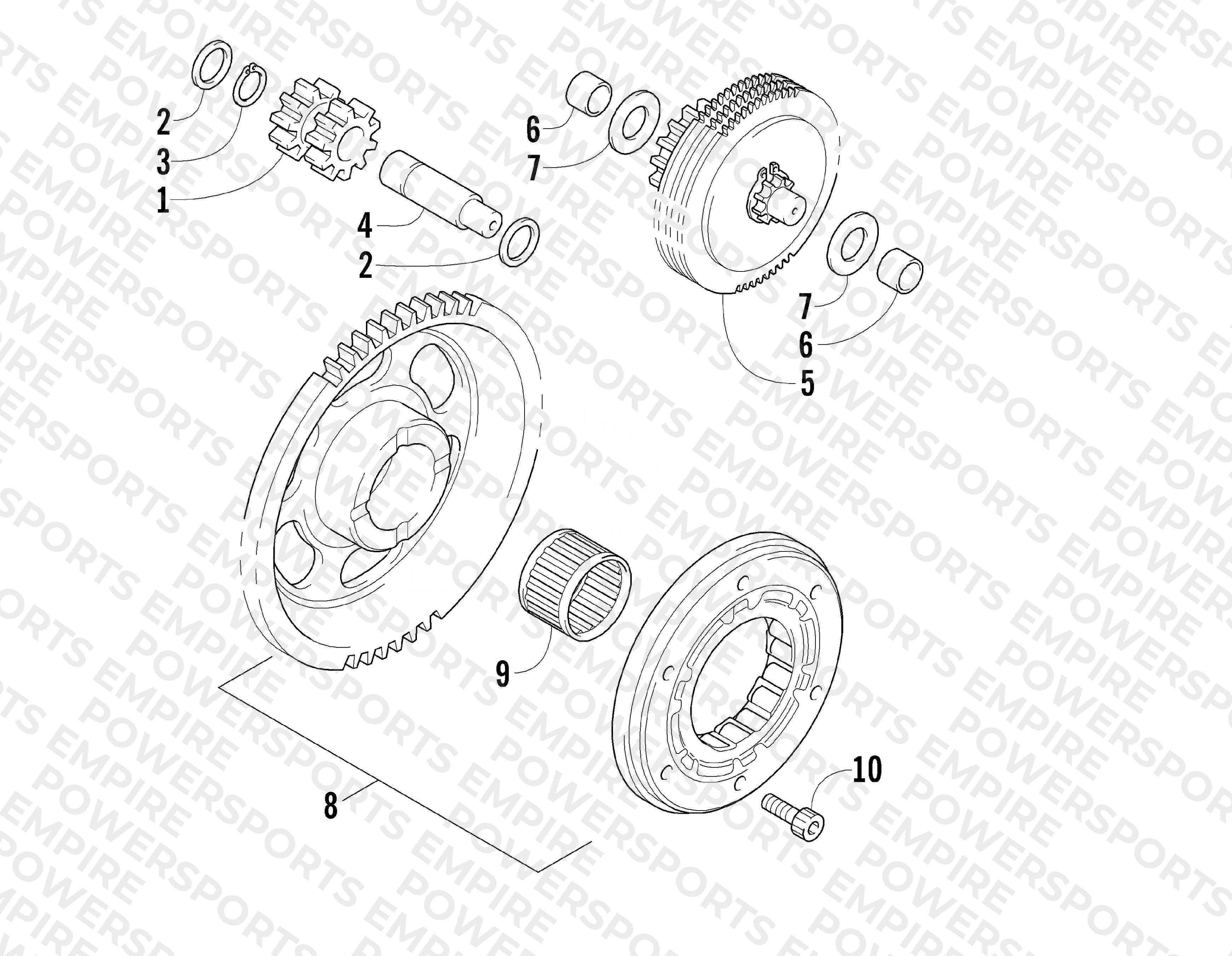 STARTER CLUTCH ASSEMBLY