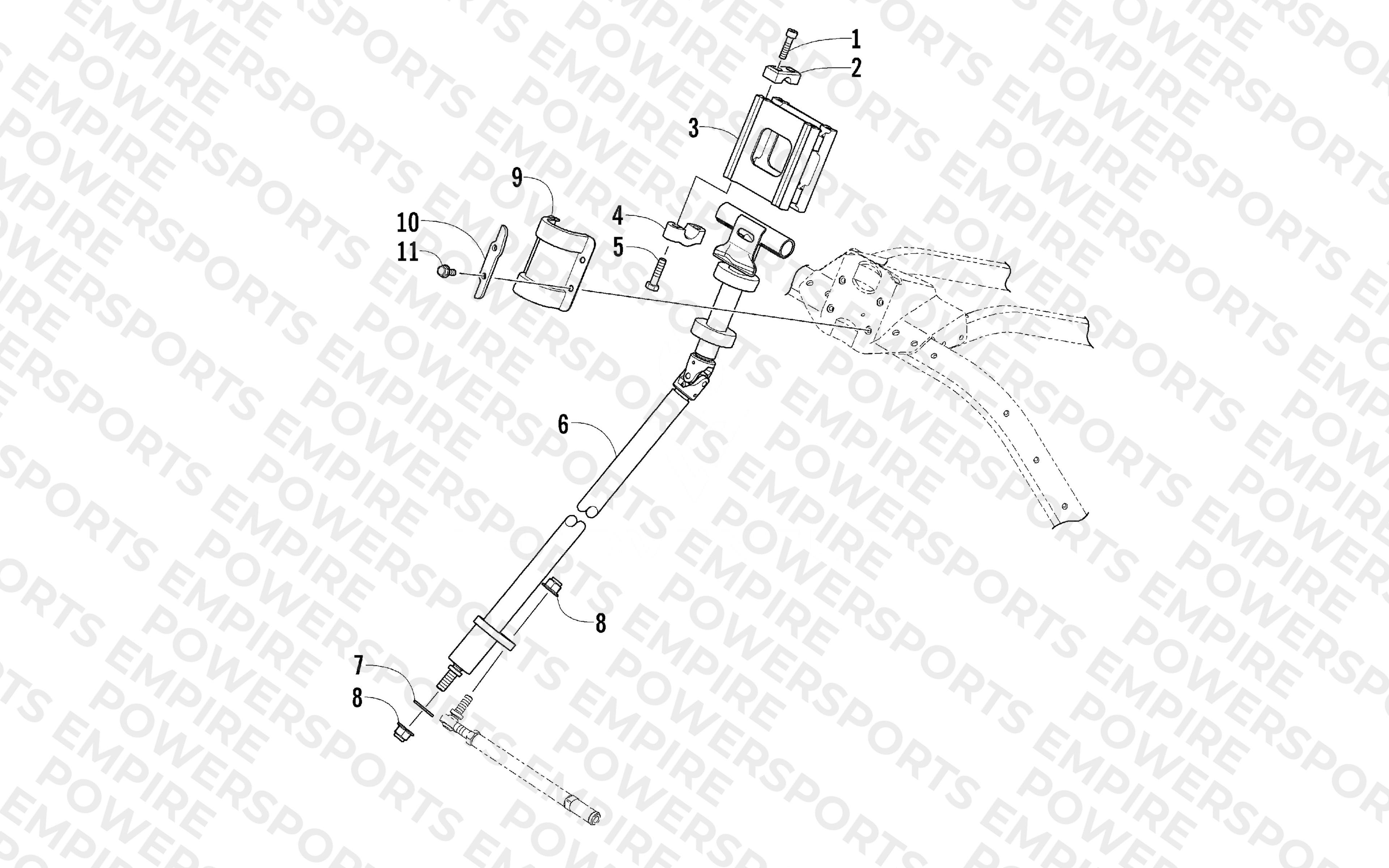 STEERING POST ASSEMBLY