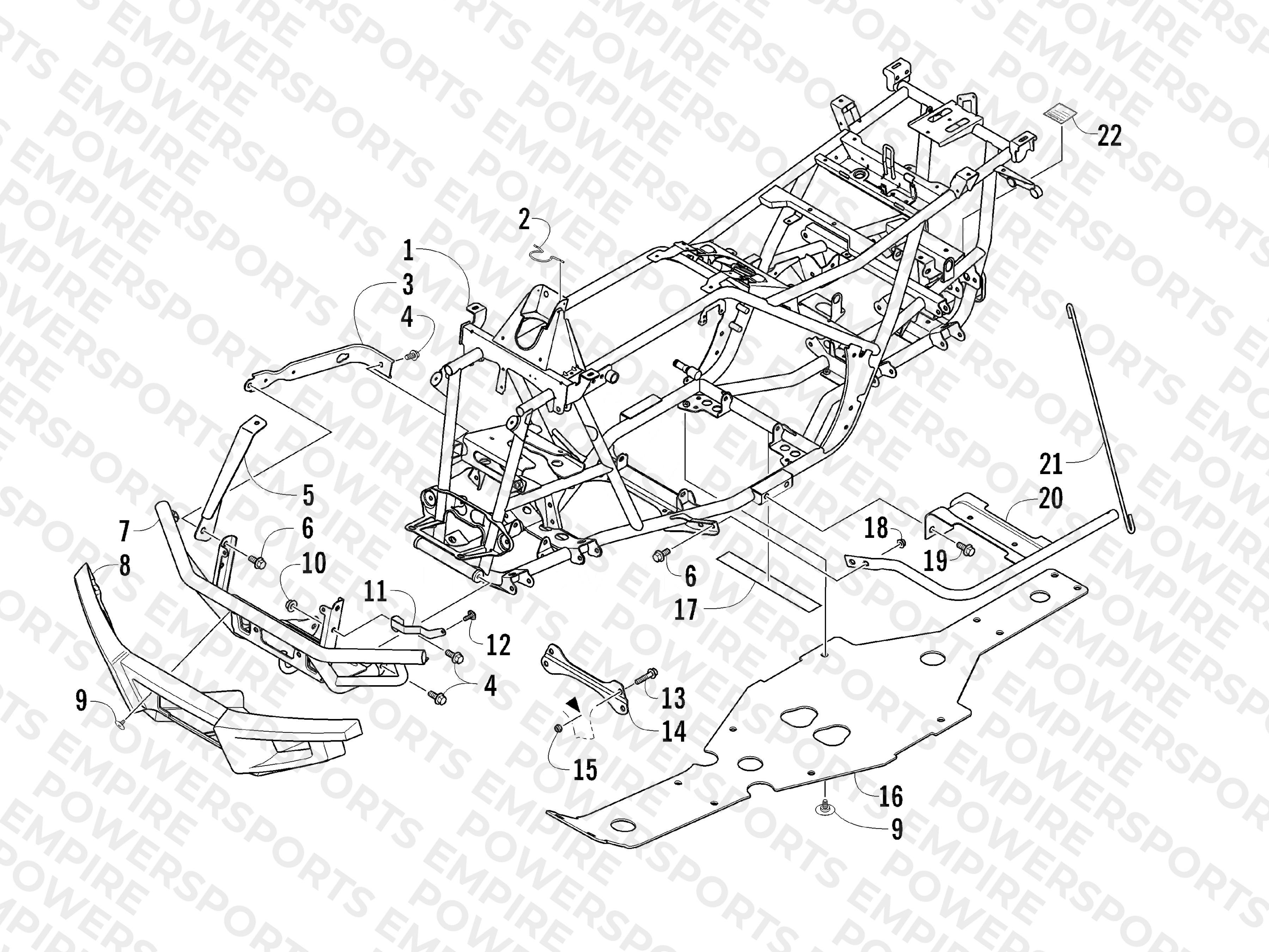 FRAME AND RELATED PARTS