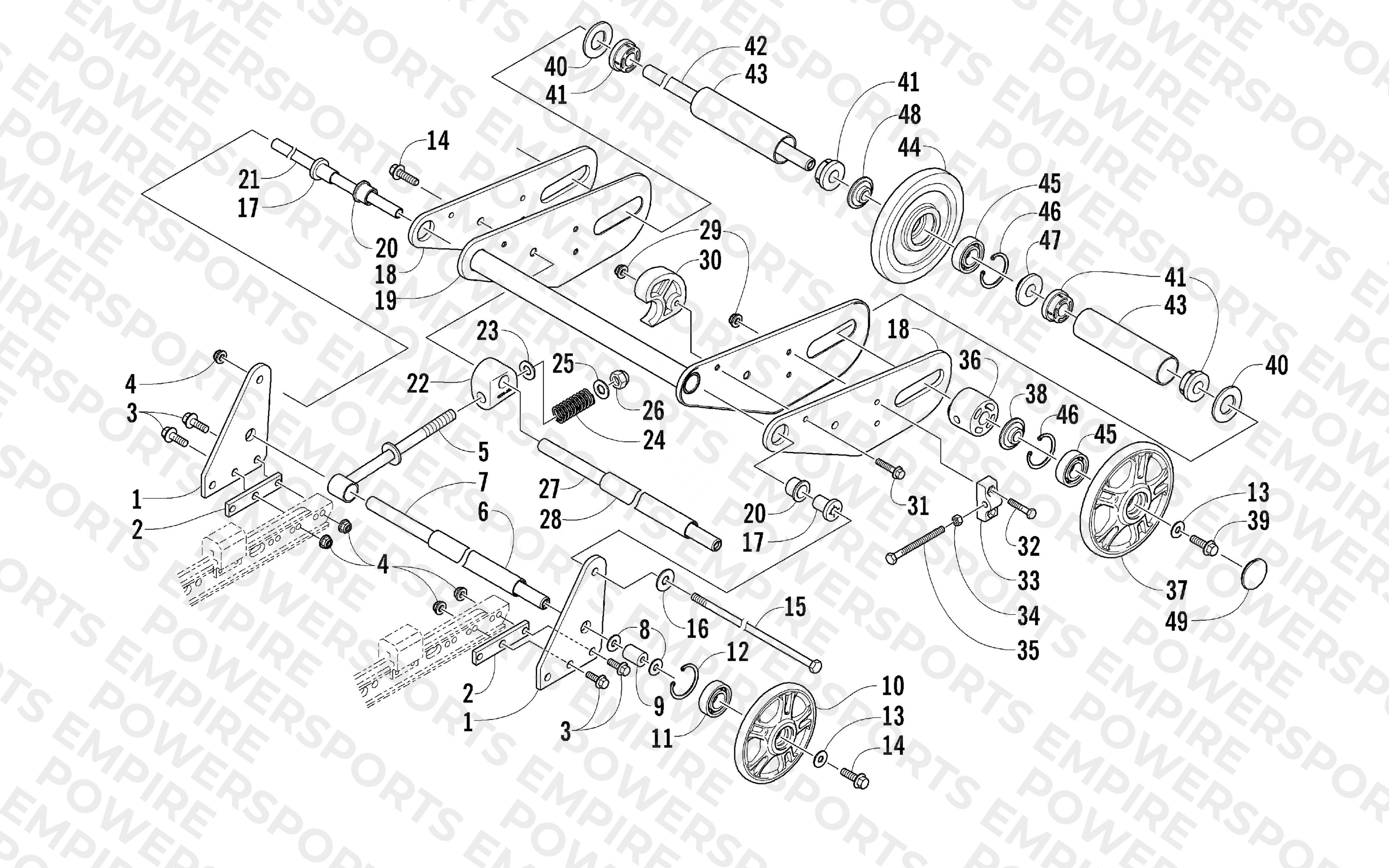 ARTICULATING SKID FRAME ASSEMBLY