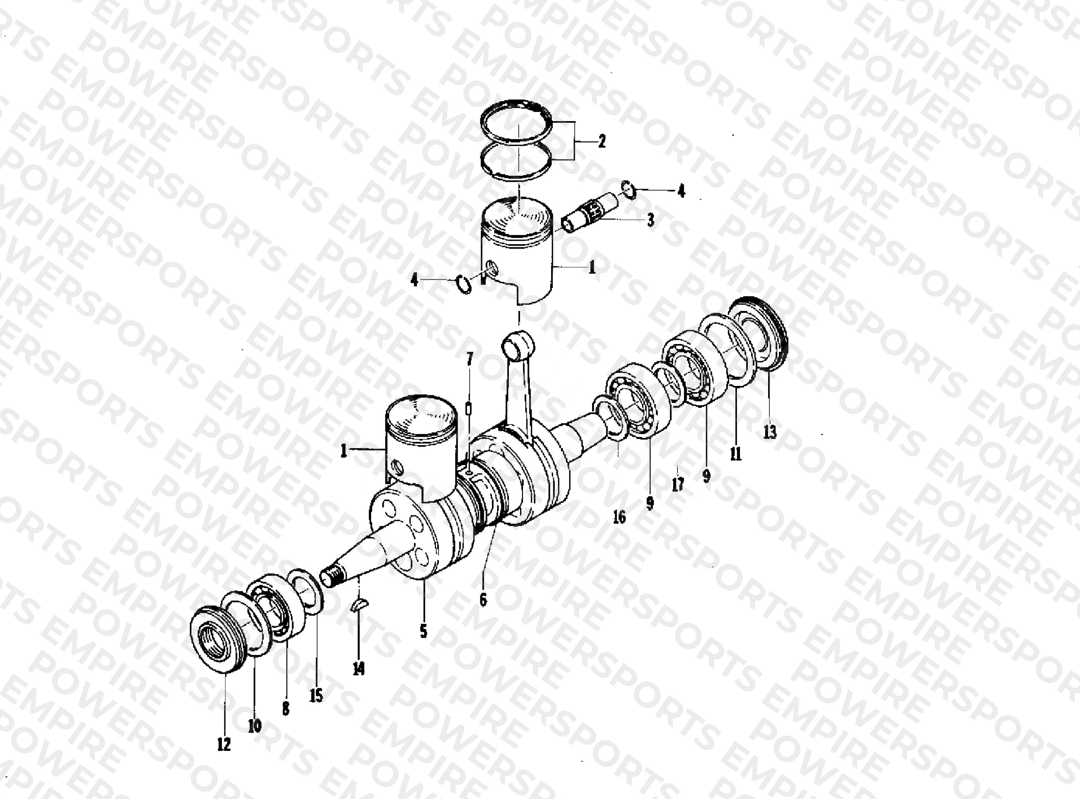 PISTON AND CRANKSHAFT