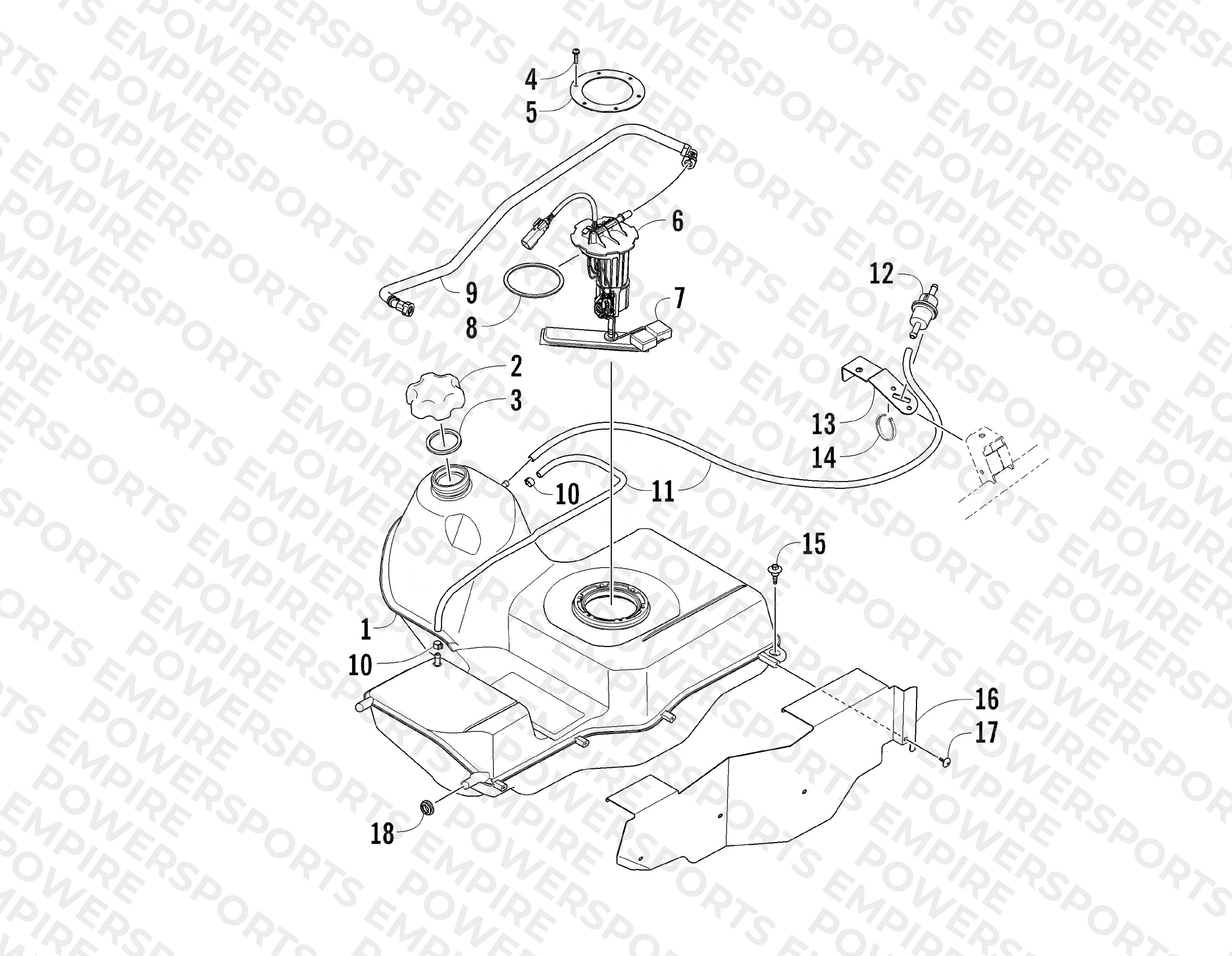 GAS TANK ASSEMBLY