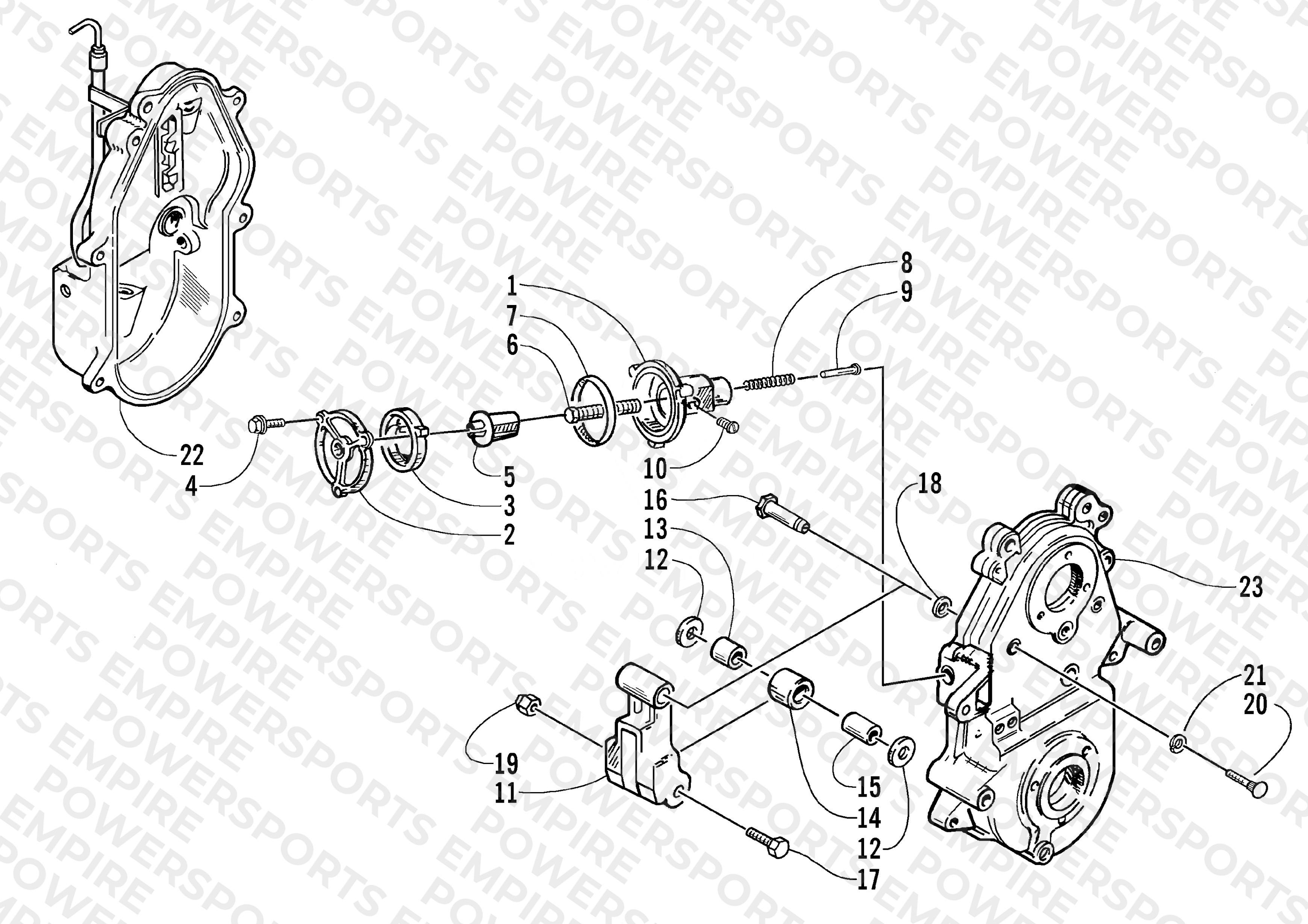 DROPCASE CHAIN TENSION ASSEMBLY (OPTIONAL)