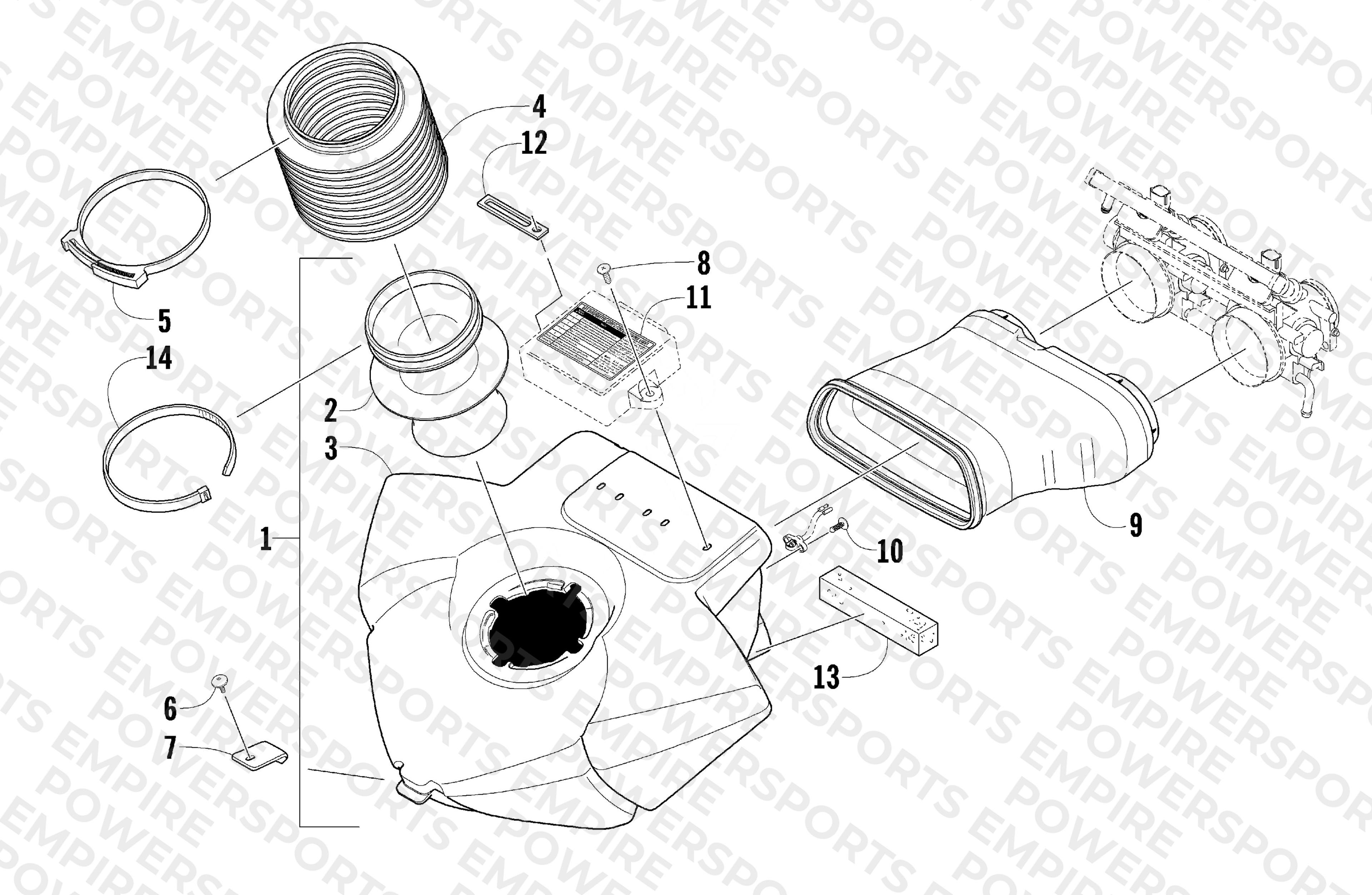 AIR SILENCER ASSEMBLY