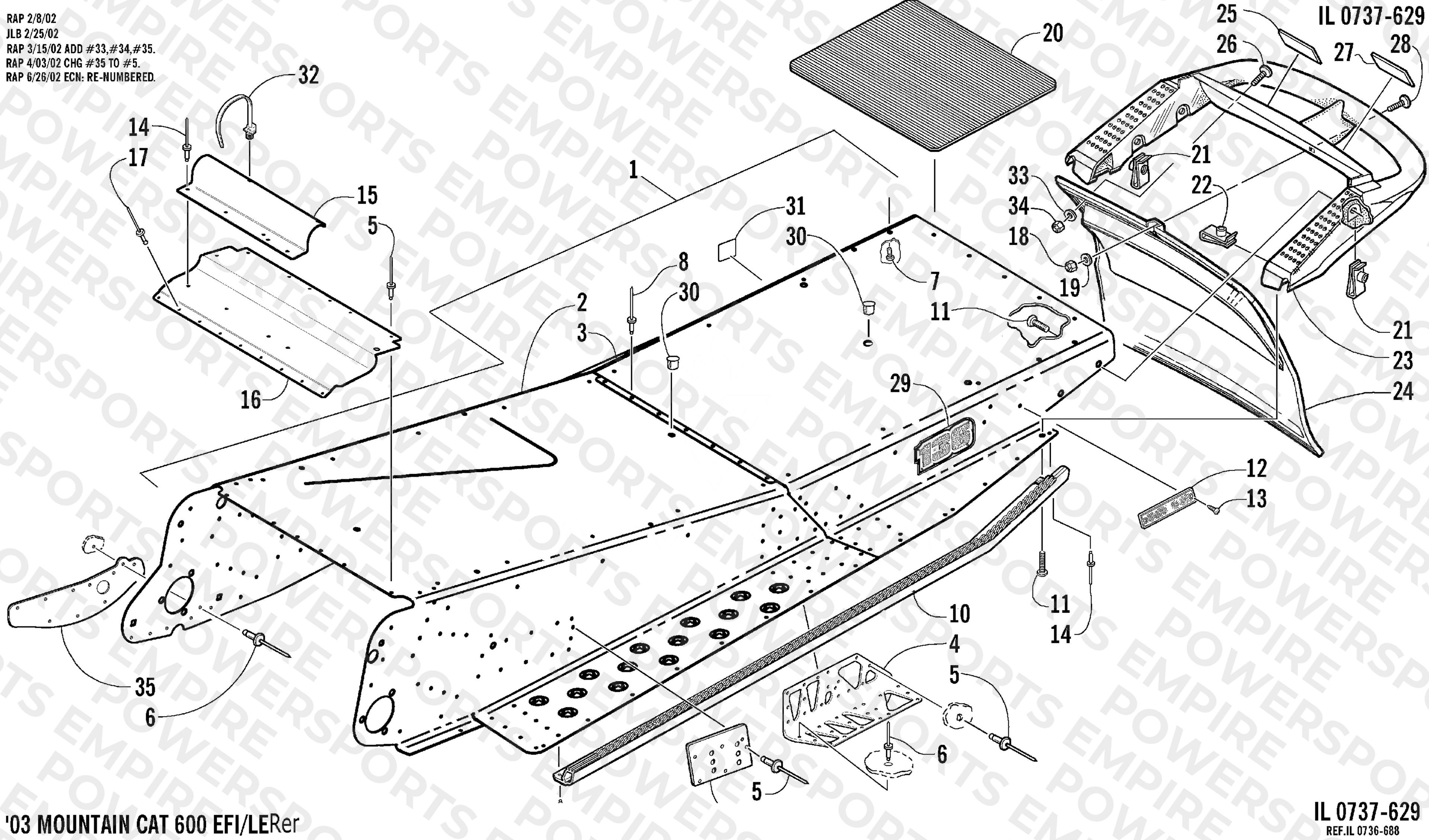 TUNNEL AND REAR BUMPER