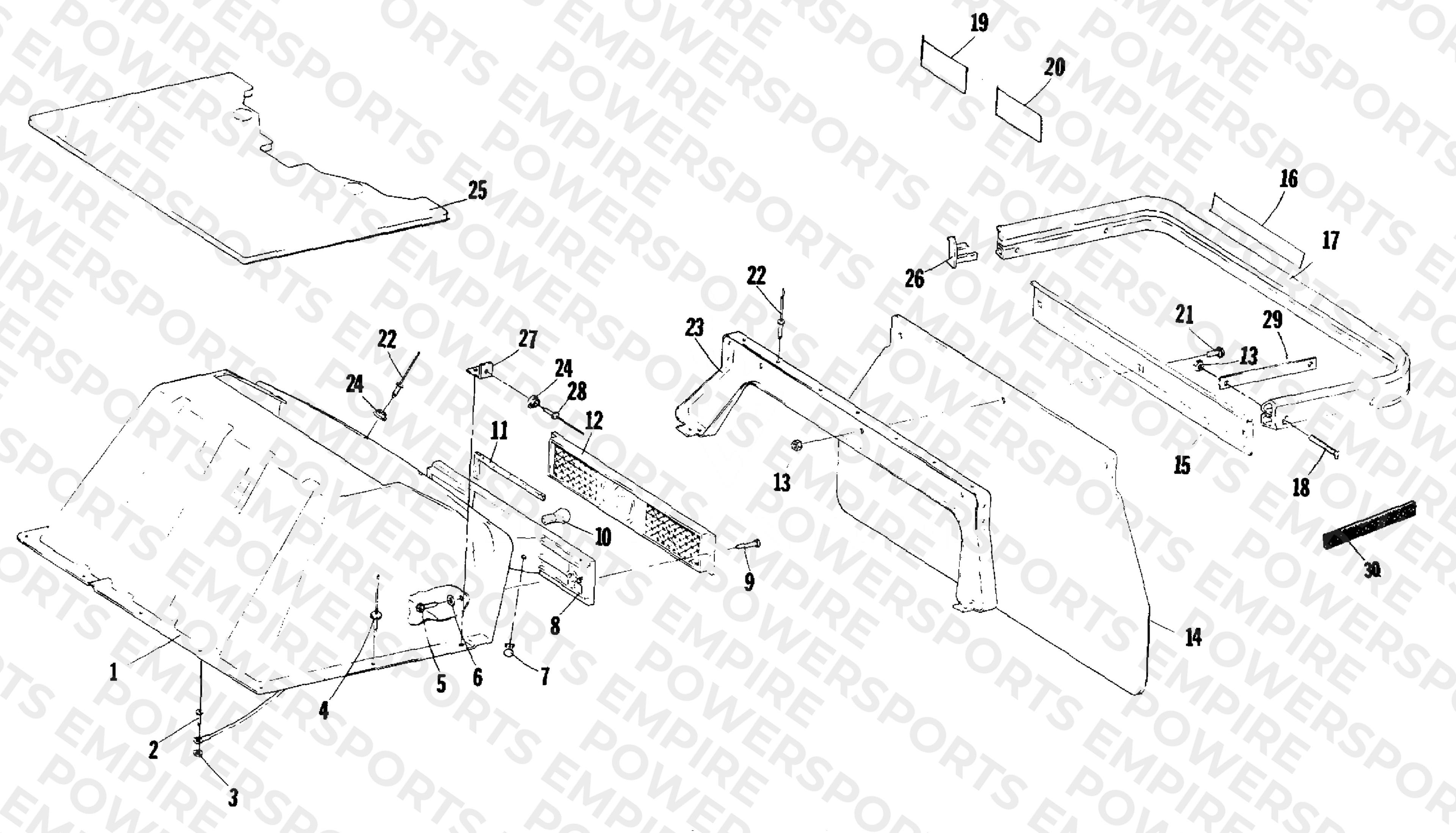 TOOLBOX AND REAR BUMPER