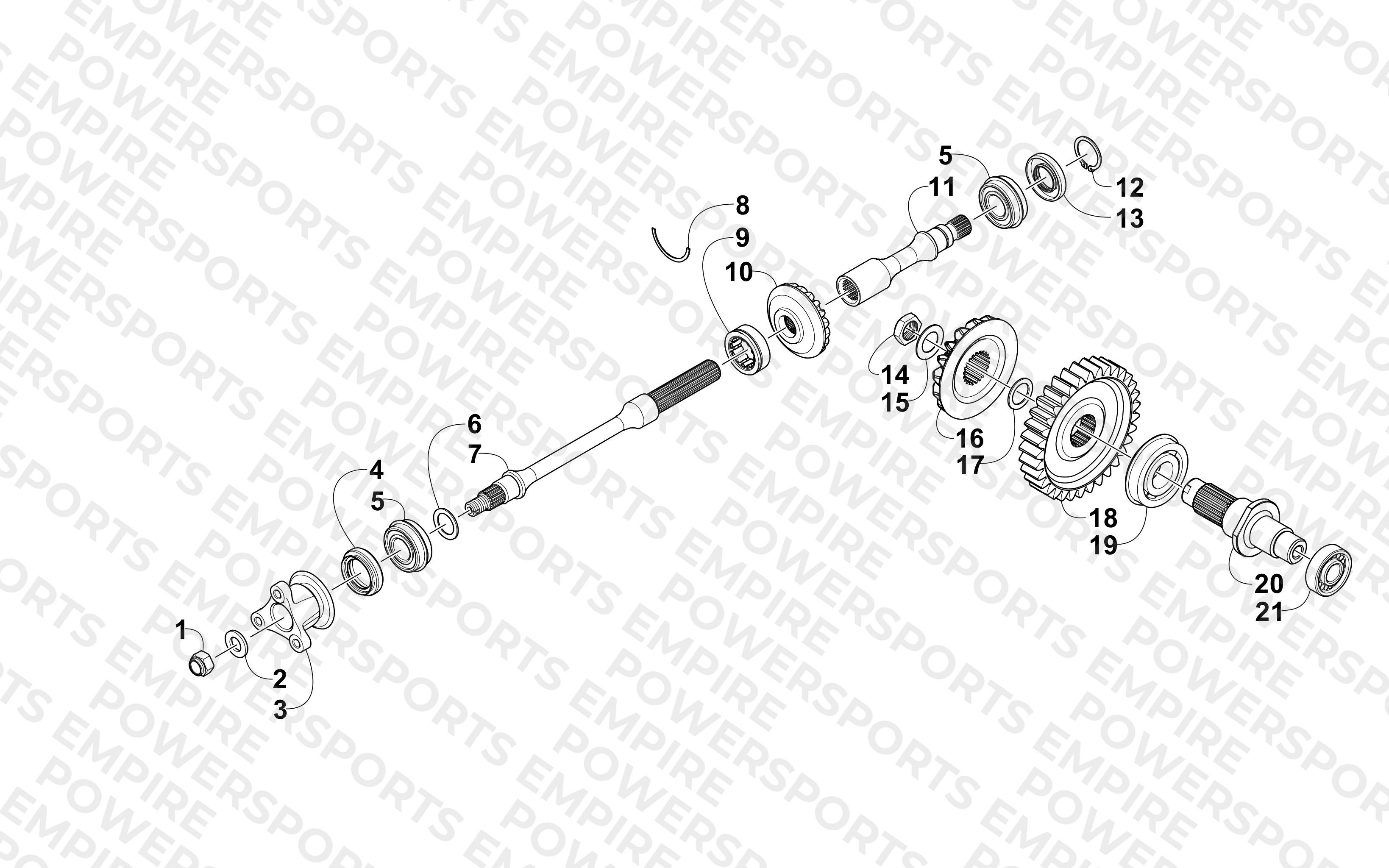SECONDARY DRIVE ASSEMBLY
