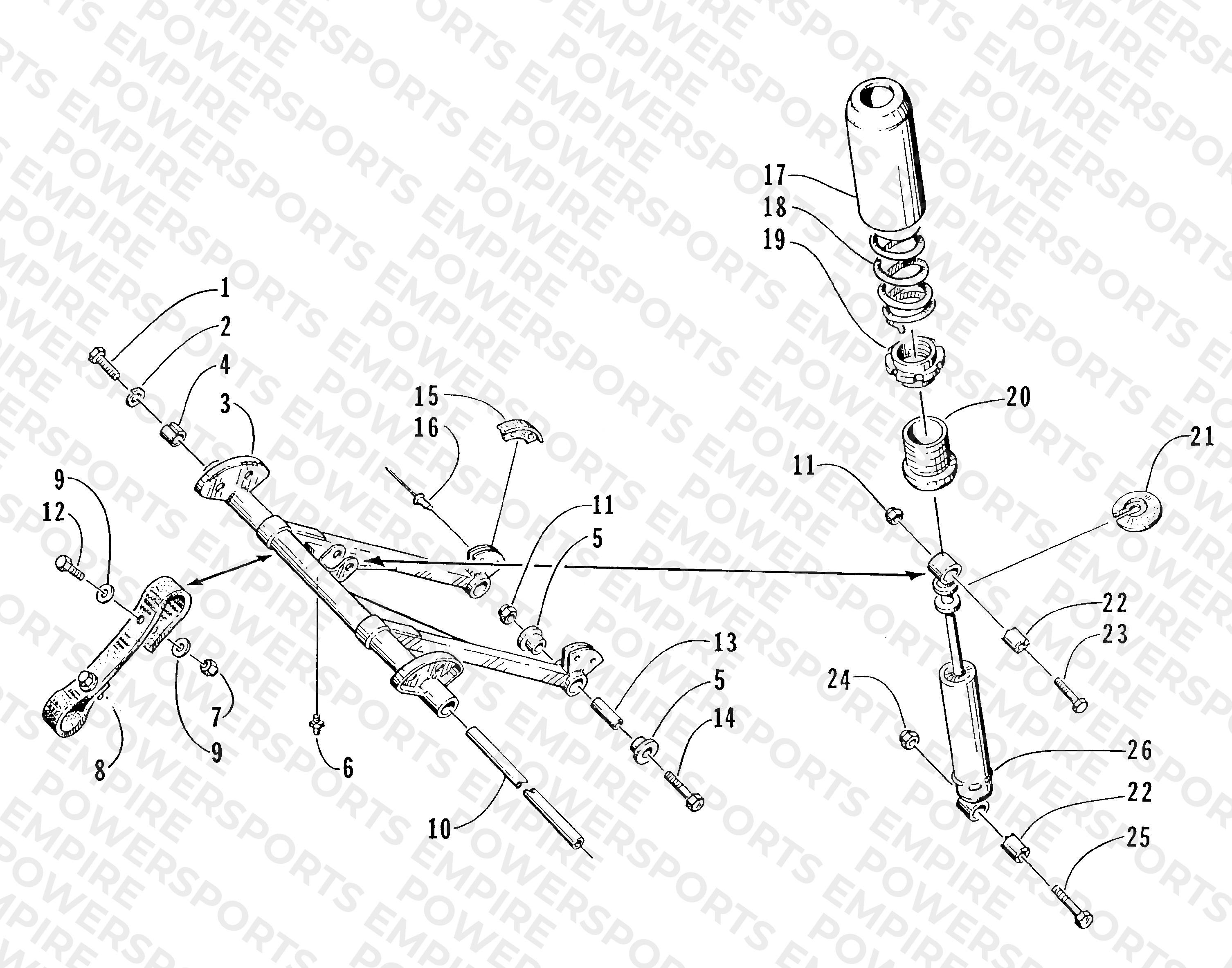REAR SUSPENSION - FRONT ARM