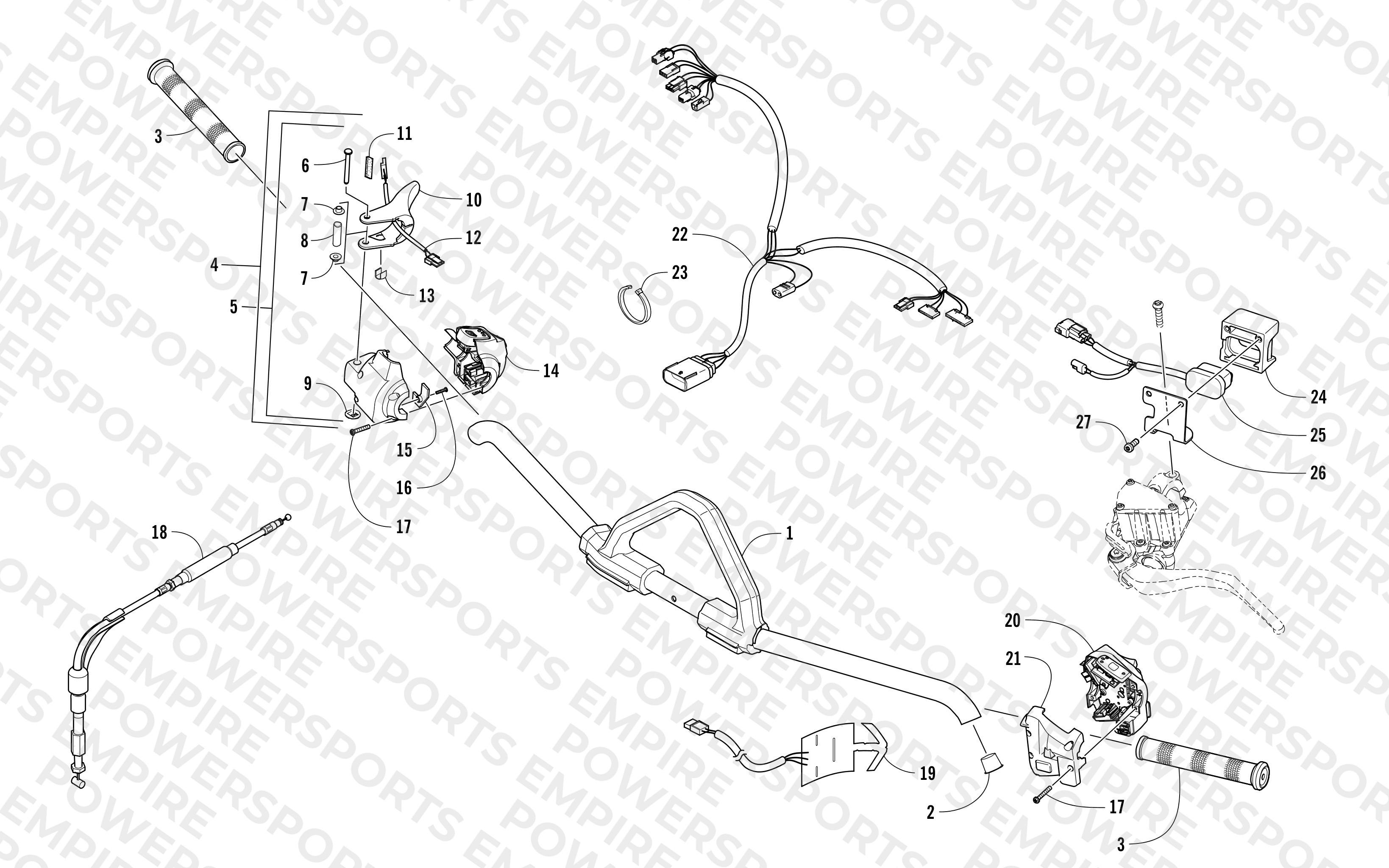 HANDLEBAR AND CONTROLS
