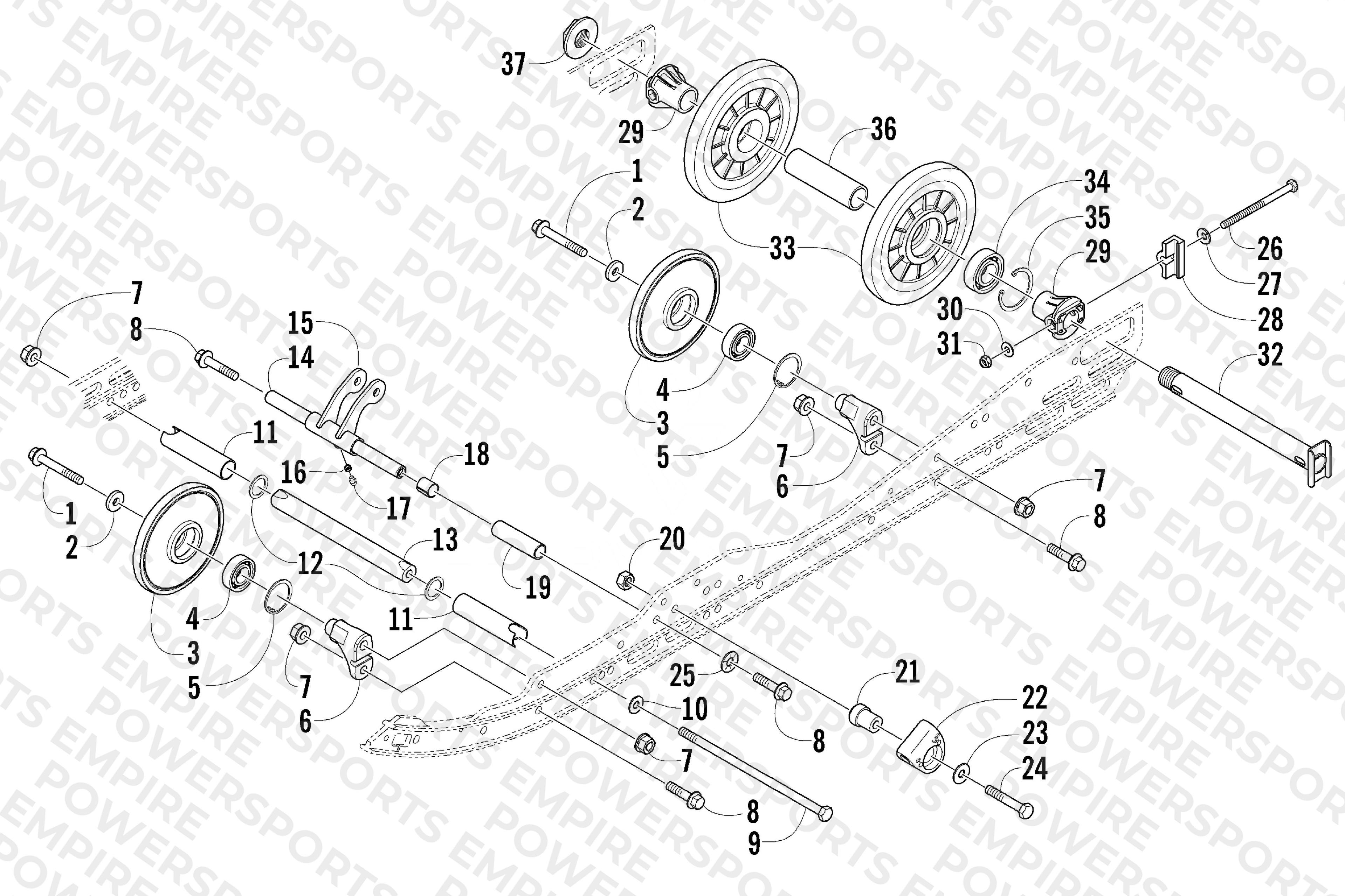 IDLER WHEEL ASSEMBLY
