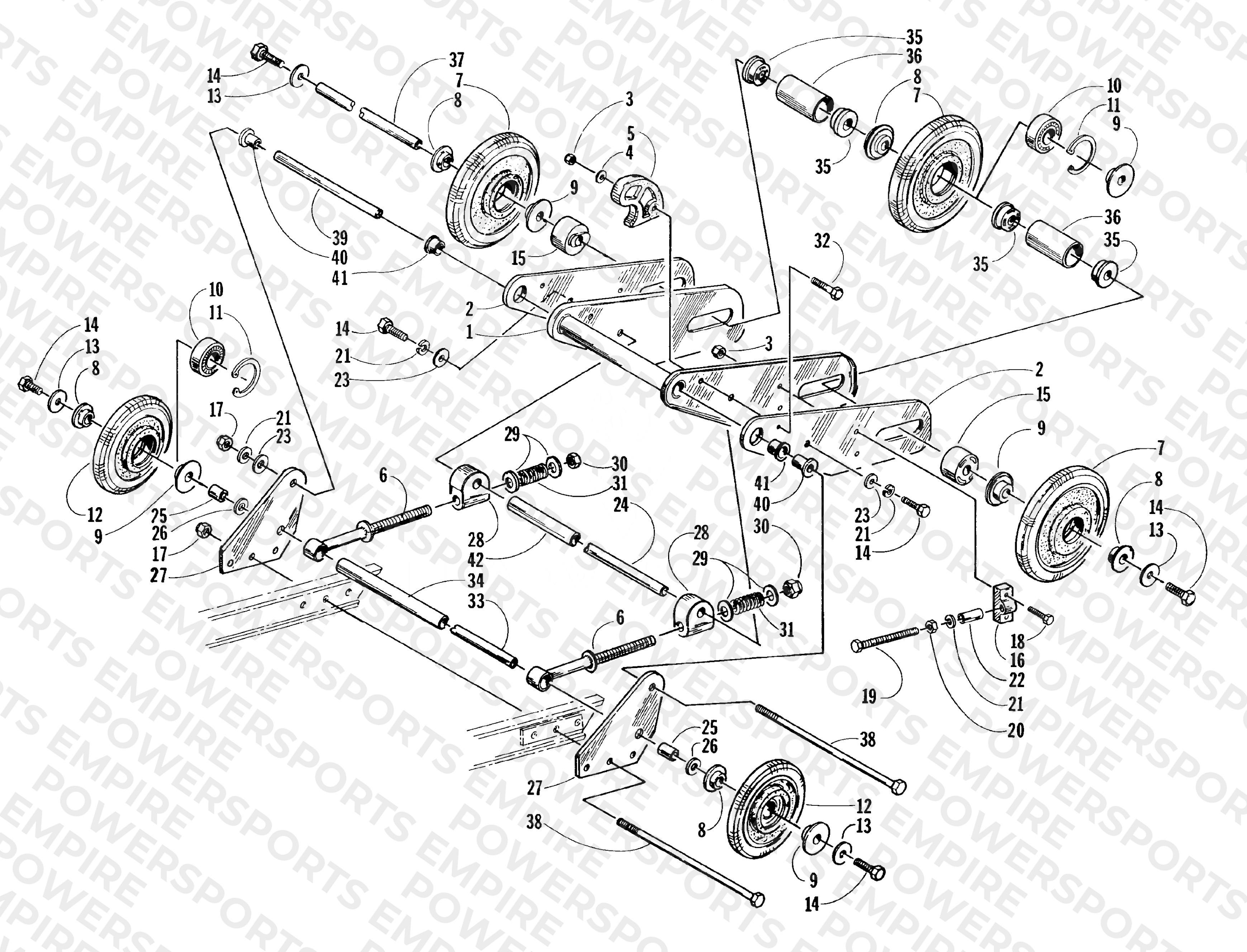 ARTICULATING SKID FRAME ASSEMBLY