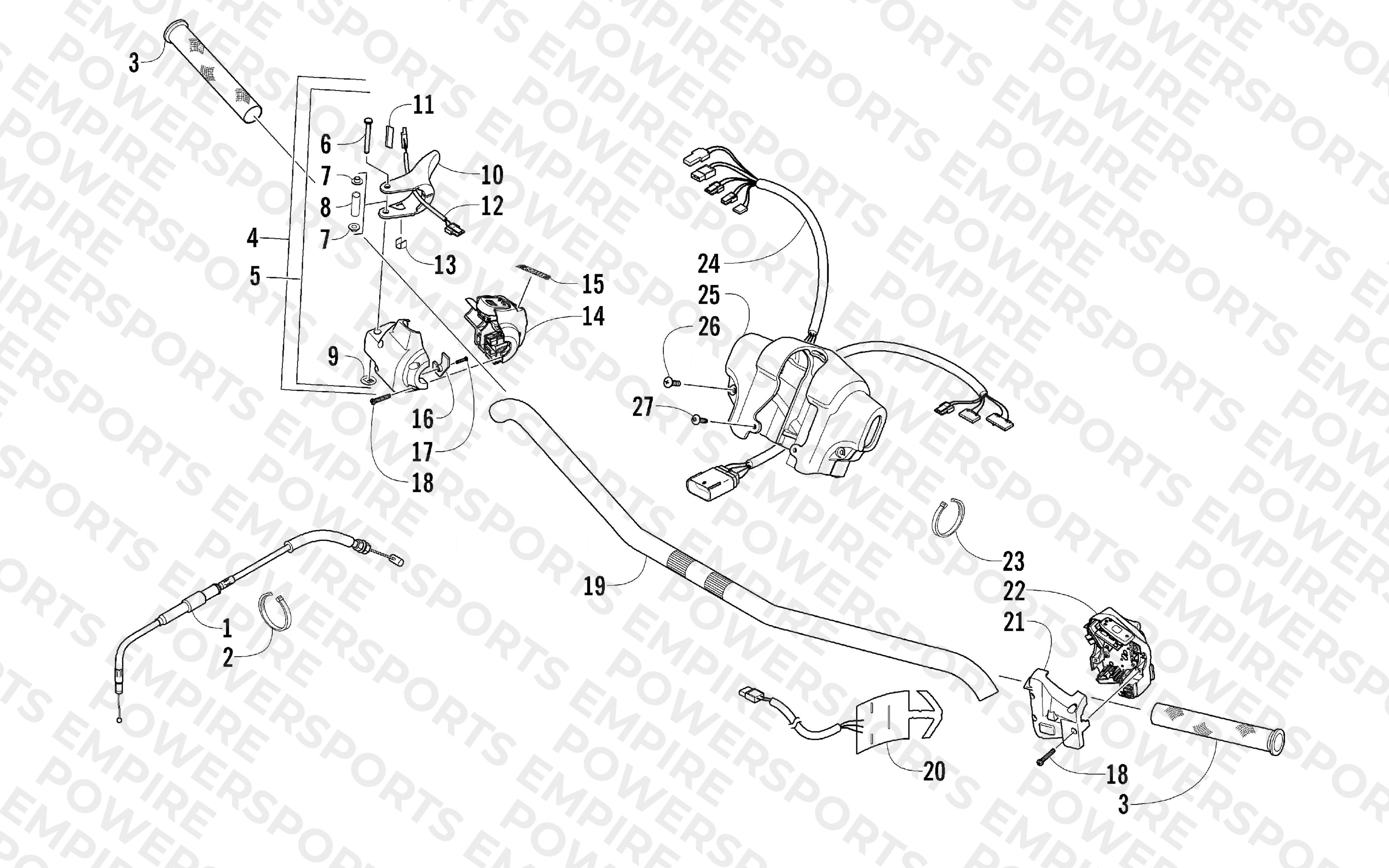 HANDLEBAR AND CONTROLS