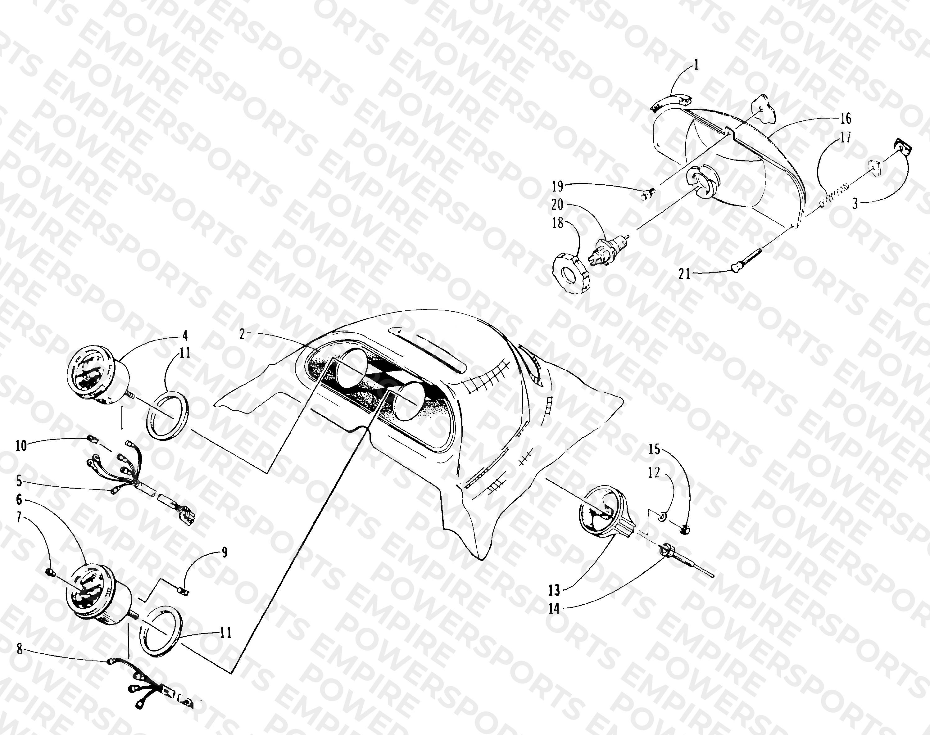HEADLIGHT AND INSTRUMENTS