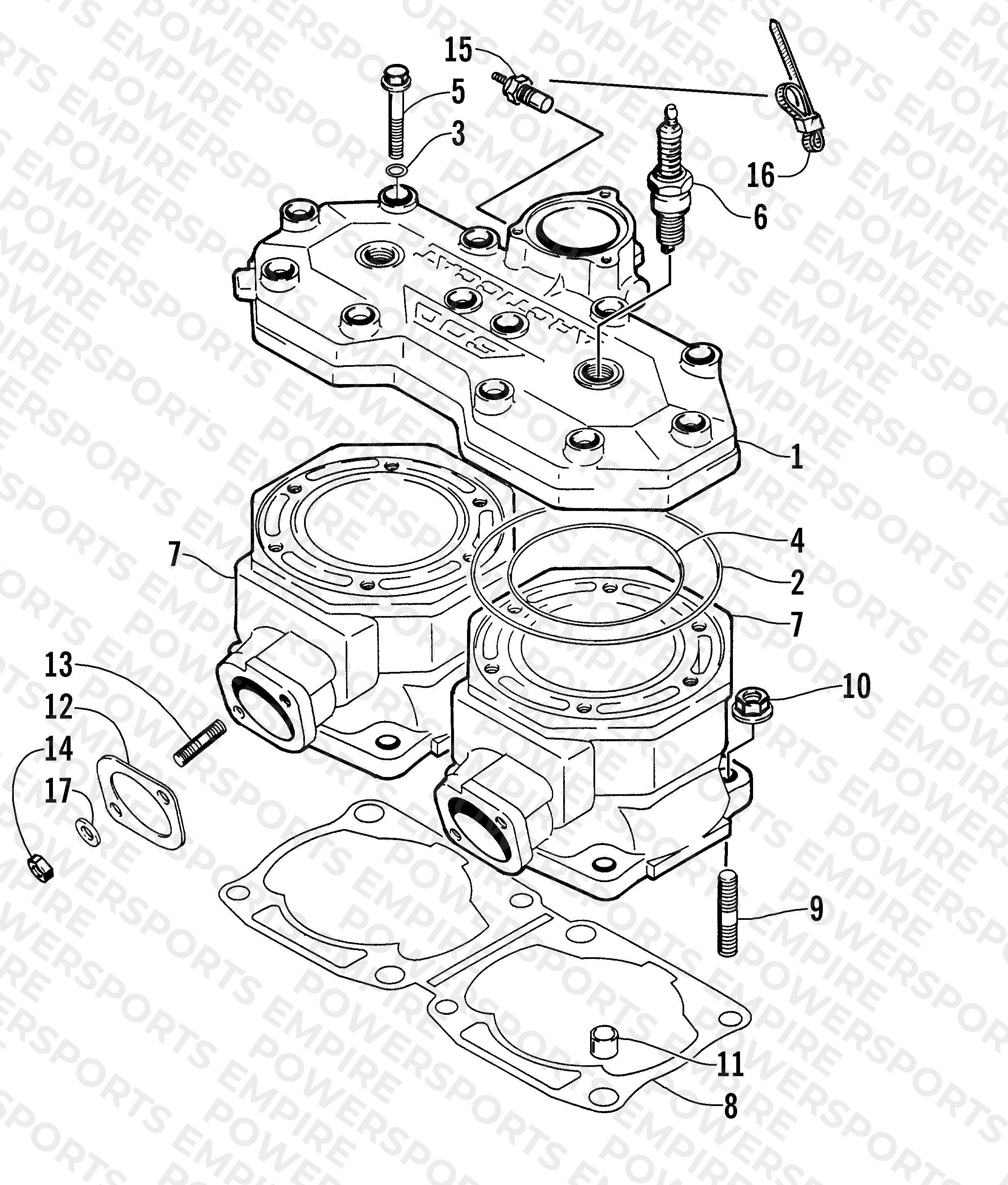 CYLINDER AND HEAD ASSEMBLY