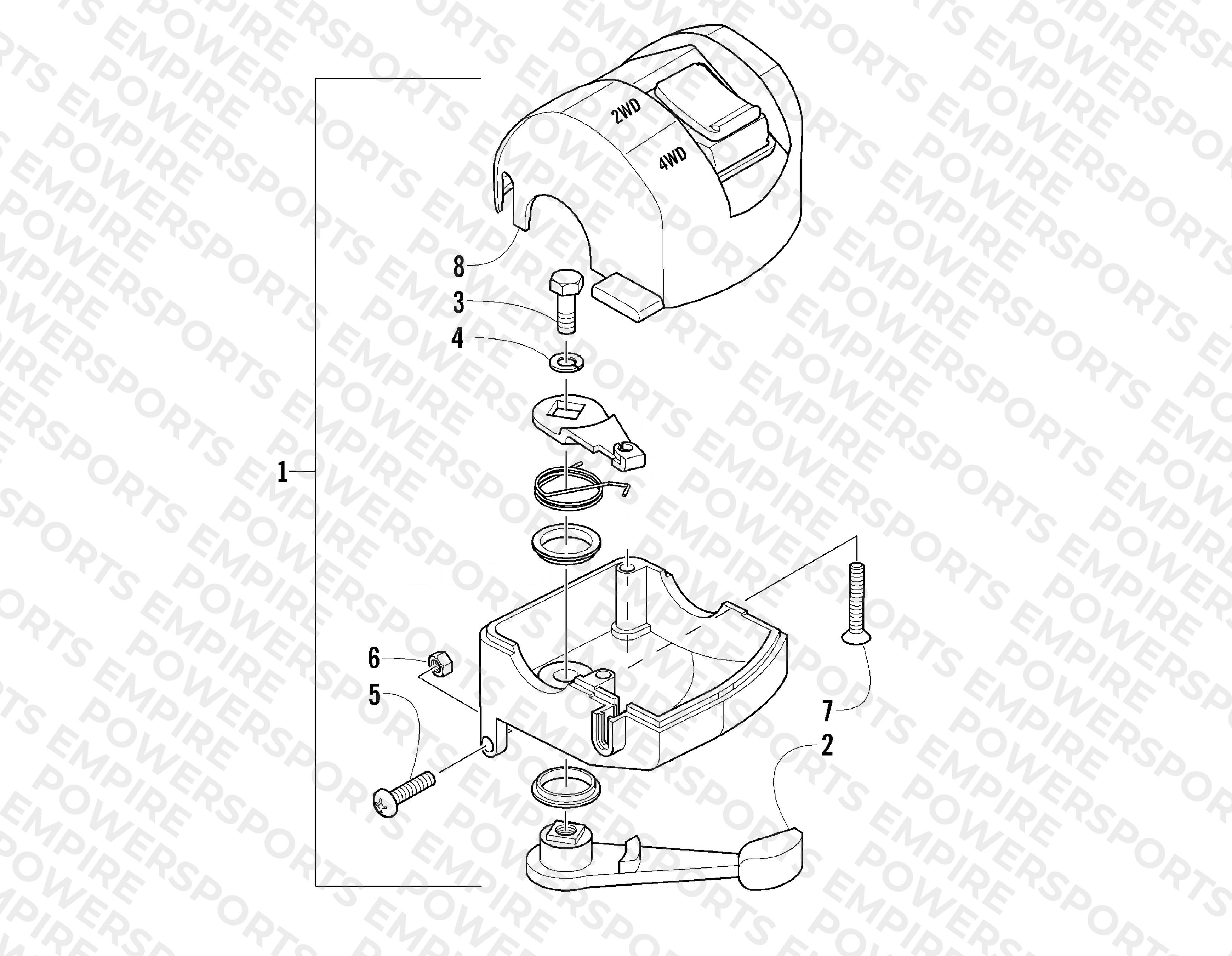 THROTTLE CASE ASSEMBLY