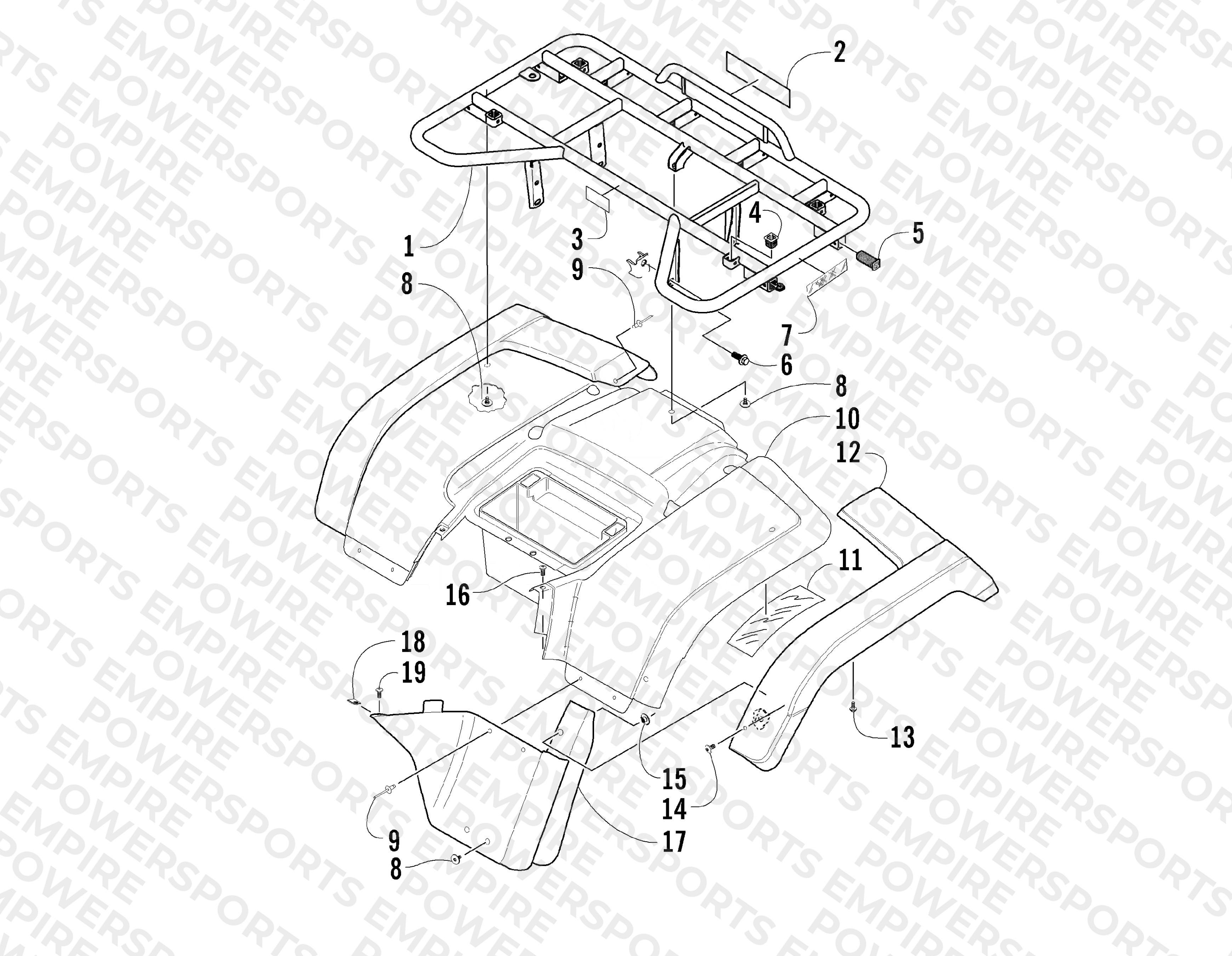 REAR BODY PANEL ASSEMBLY