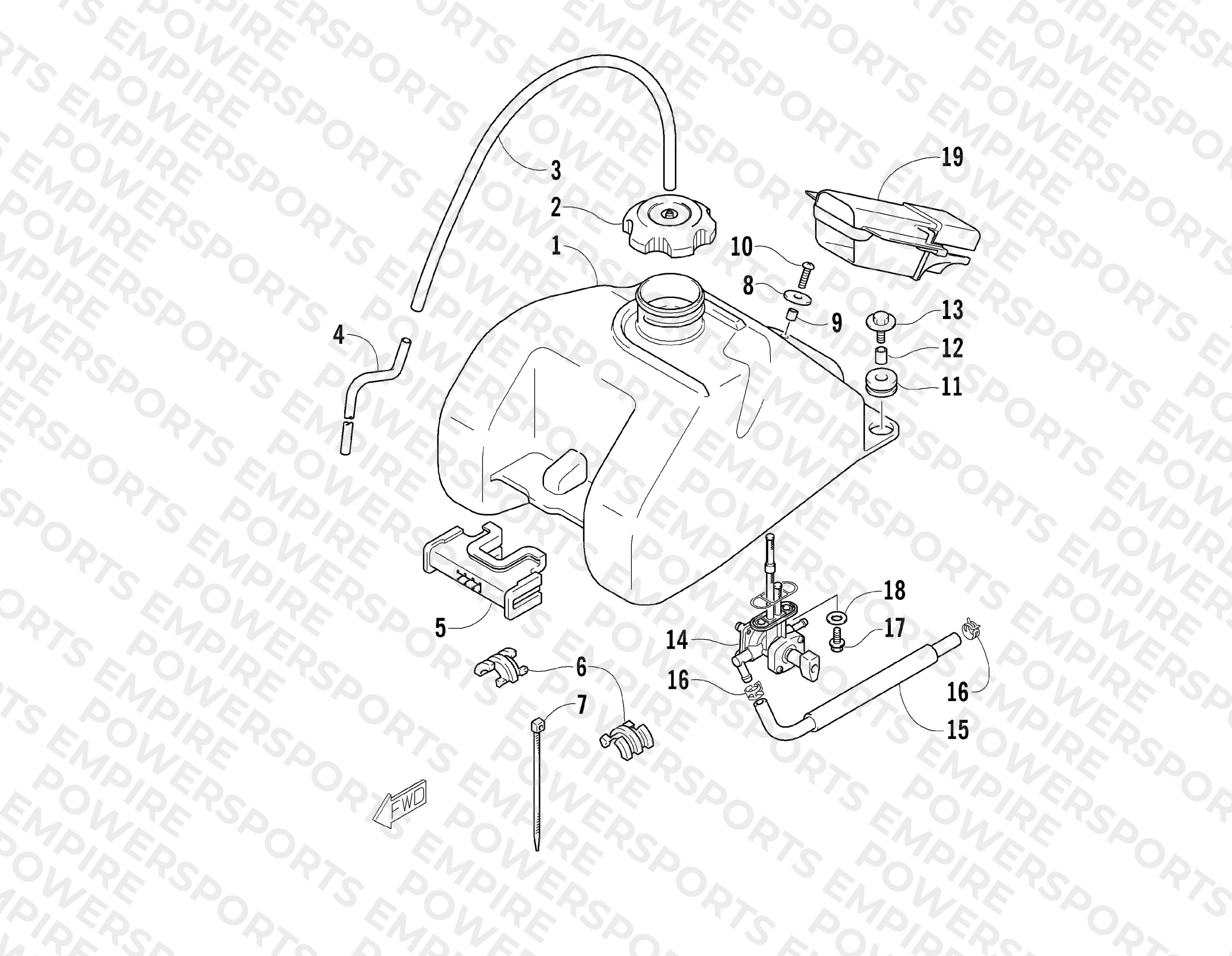 GAS TANK ASSEMBLY