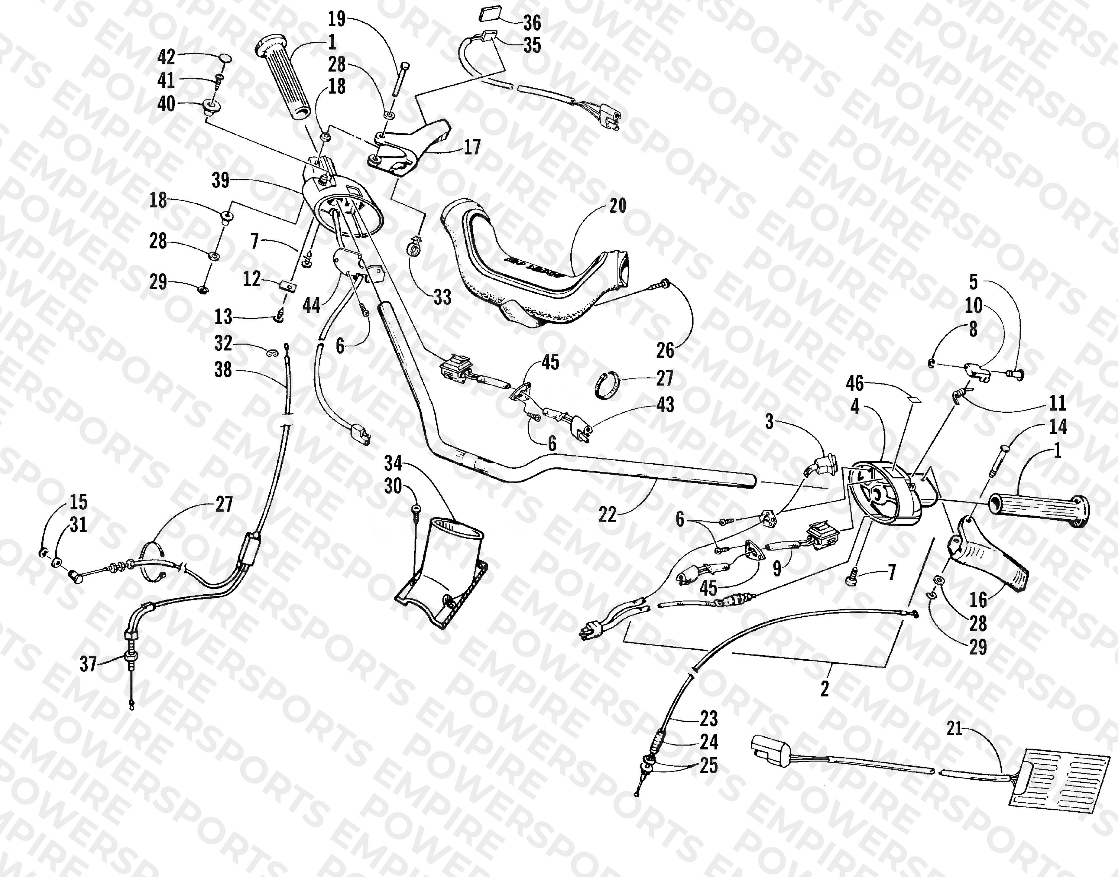 HANDLEBAR AND CONTROLS