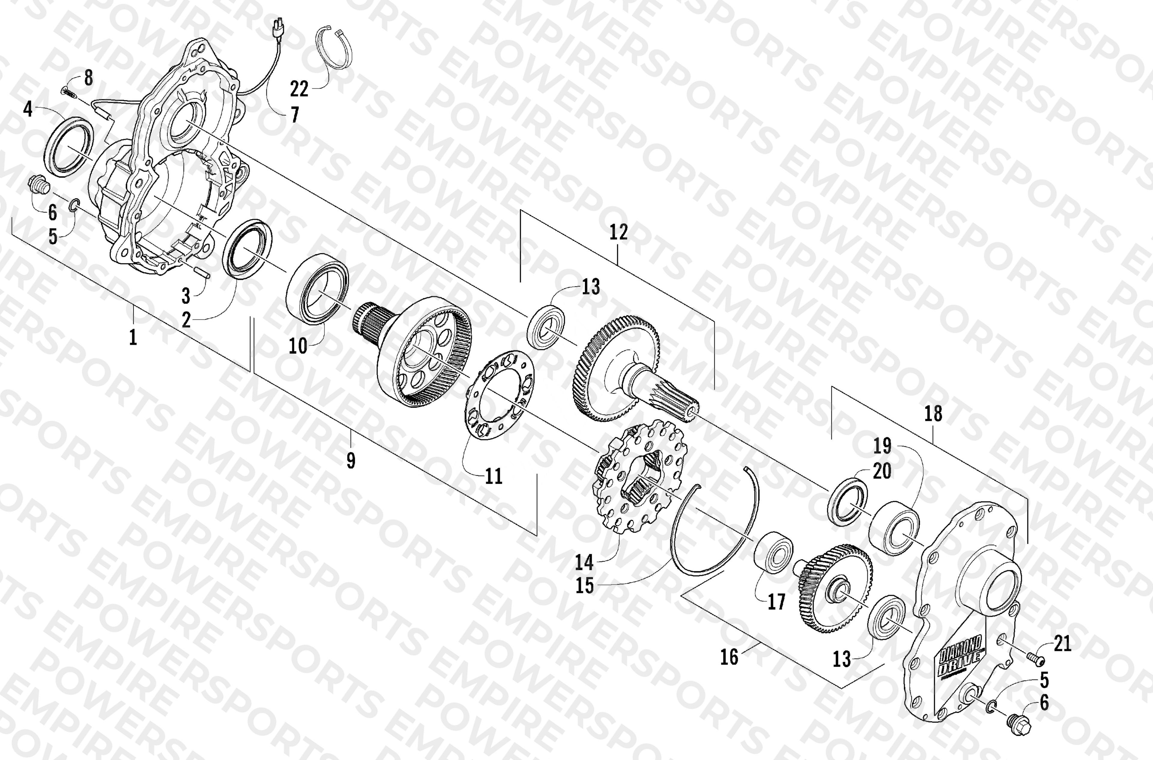 GEARCASE ASSEMBLY