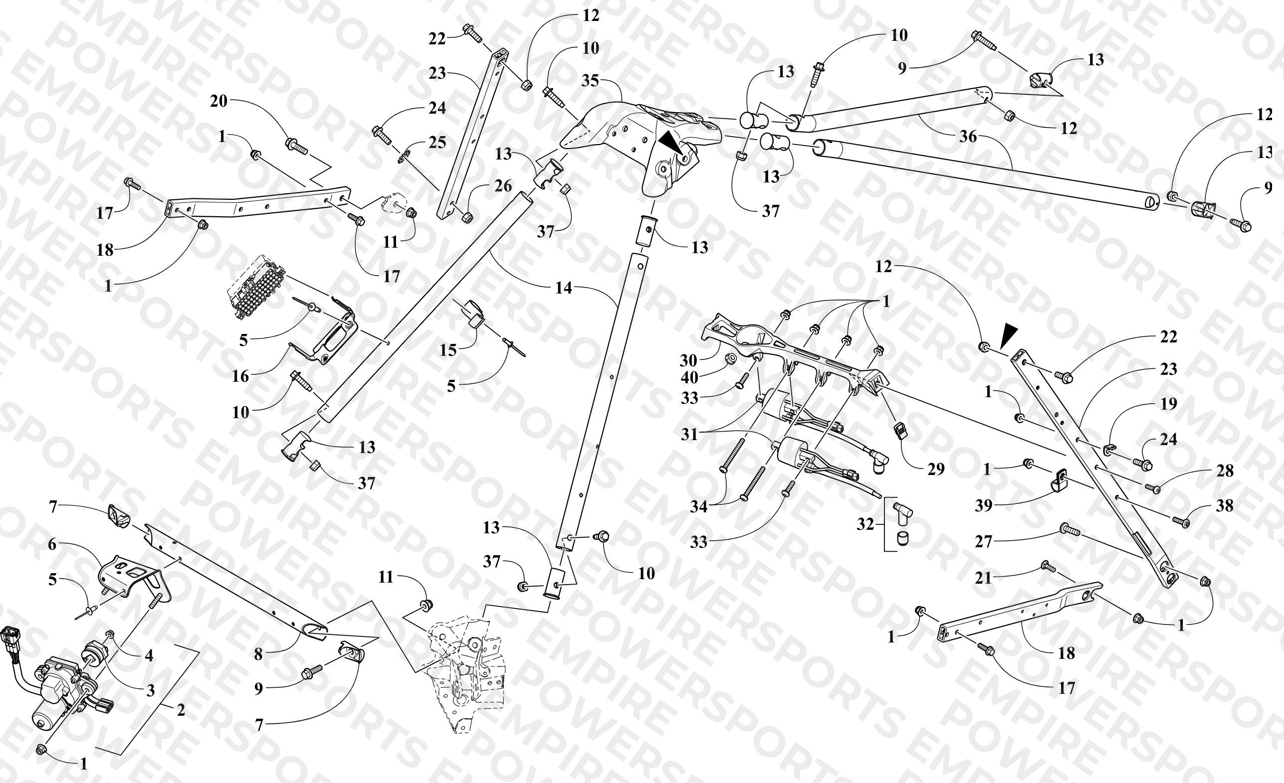 STEERING SUPPORT ASSEMBLY
