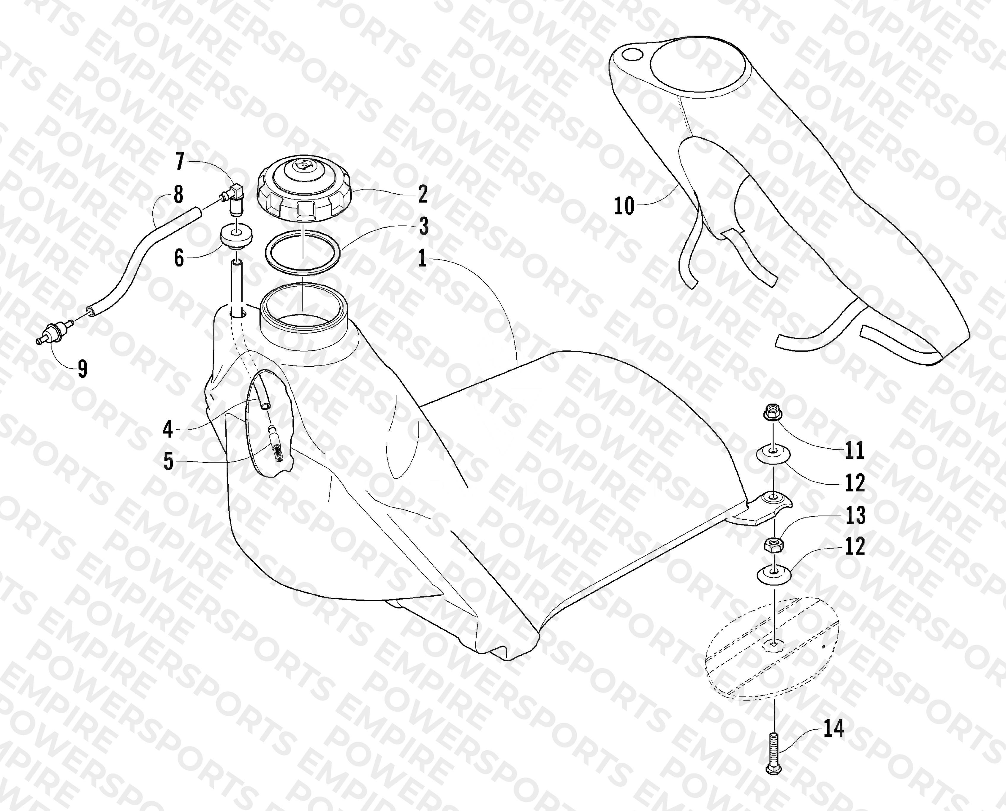 GAS TANK ASSEMBLY