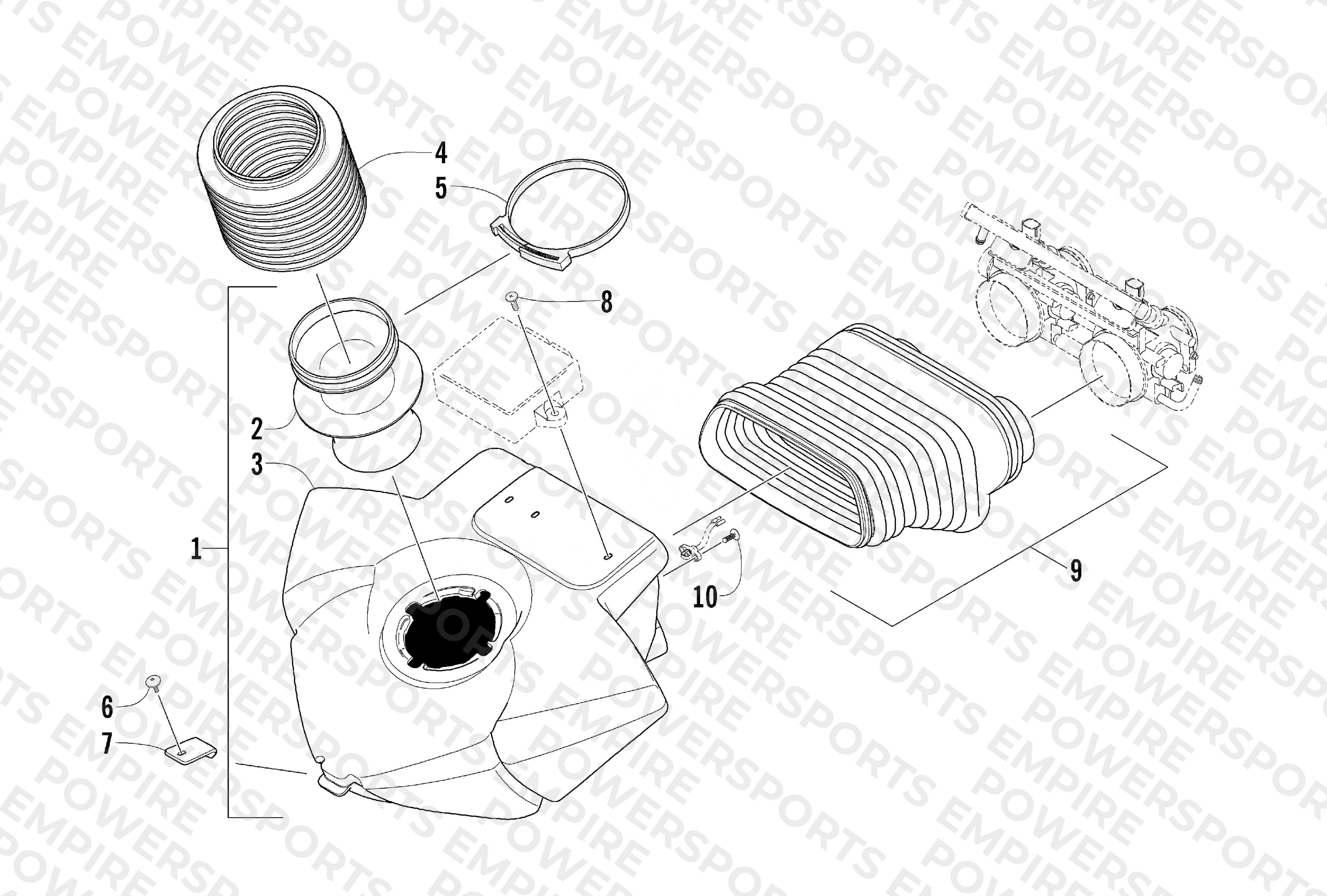 AIR SILENCER ASSEMBLY