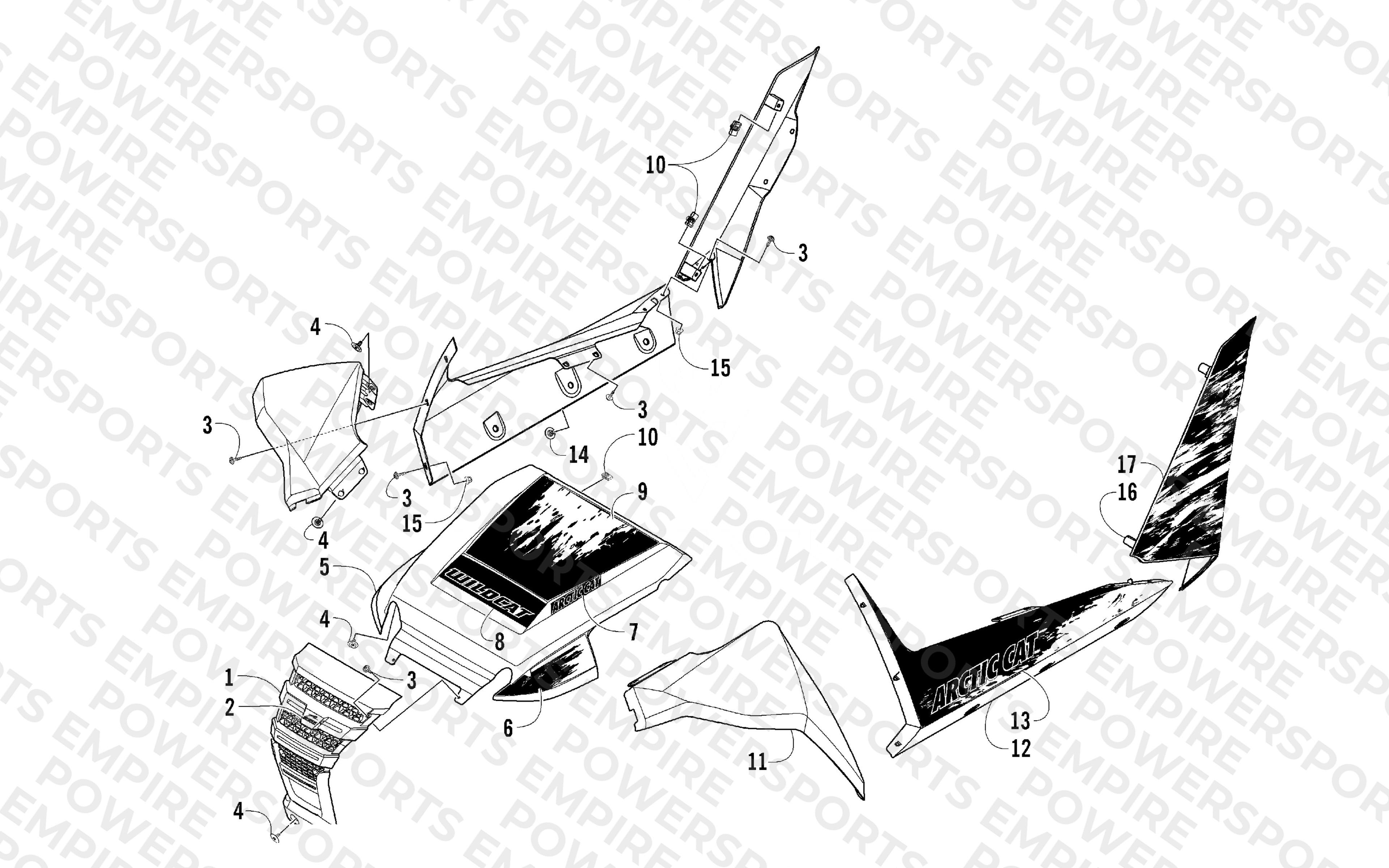 FRONT AND SIDE PANEL ASSEMBLIES