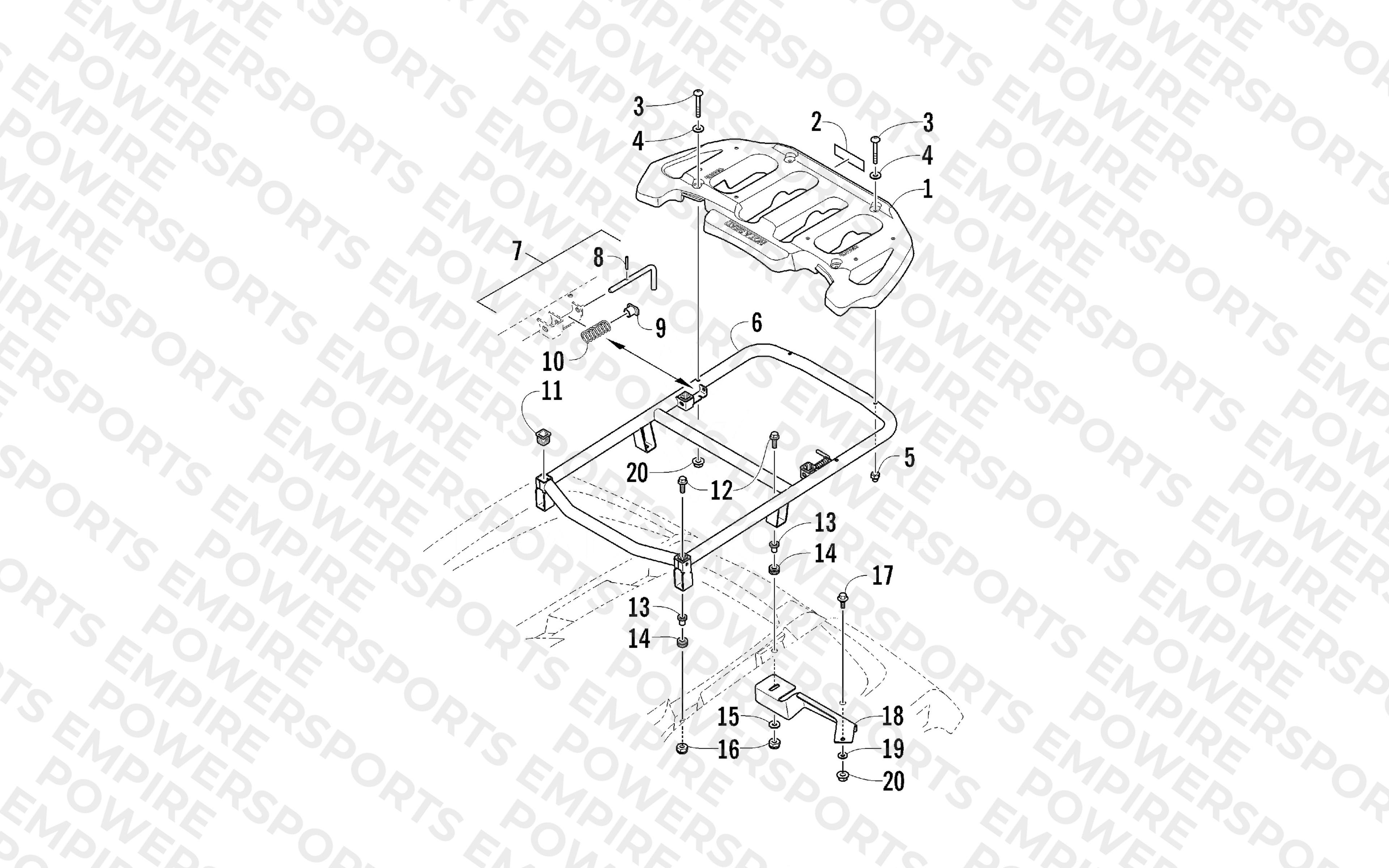 REAR RACK ASSEMBLY