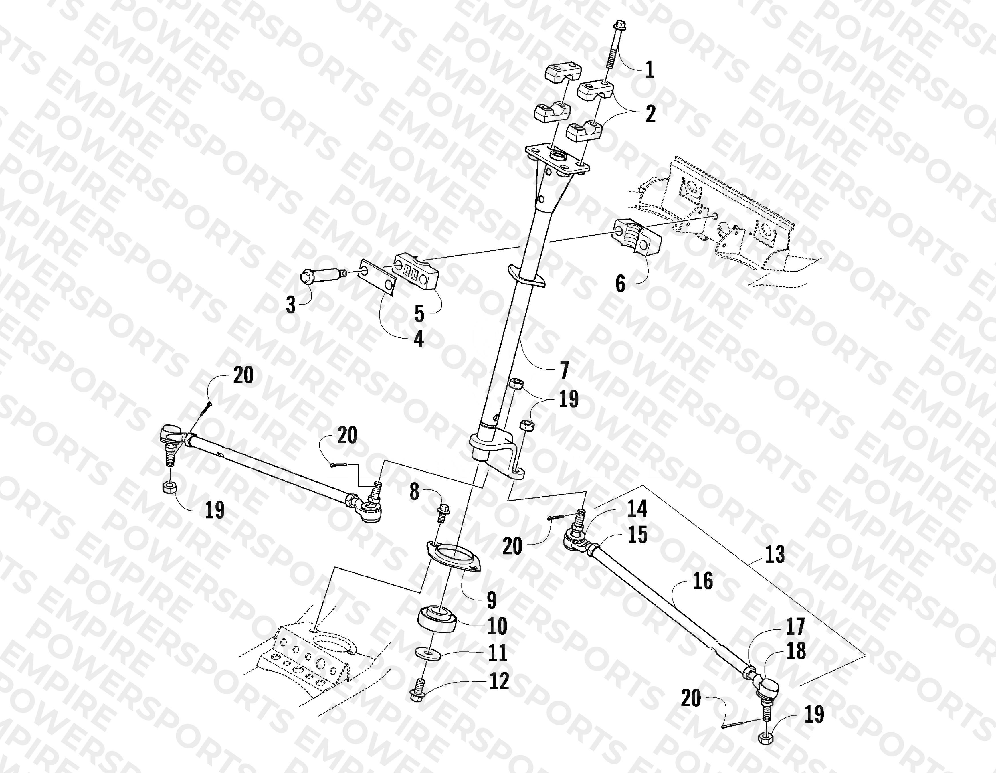 STEERING POST ASSEMBLY
