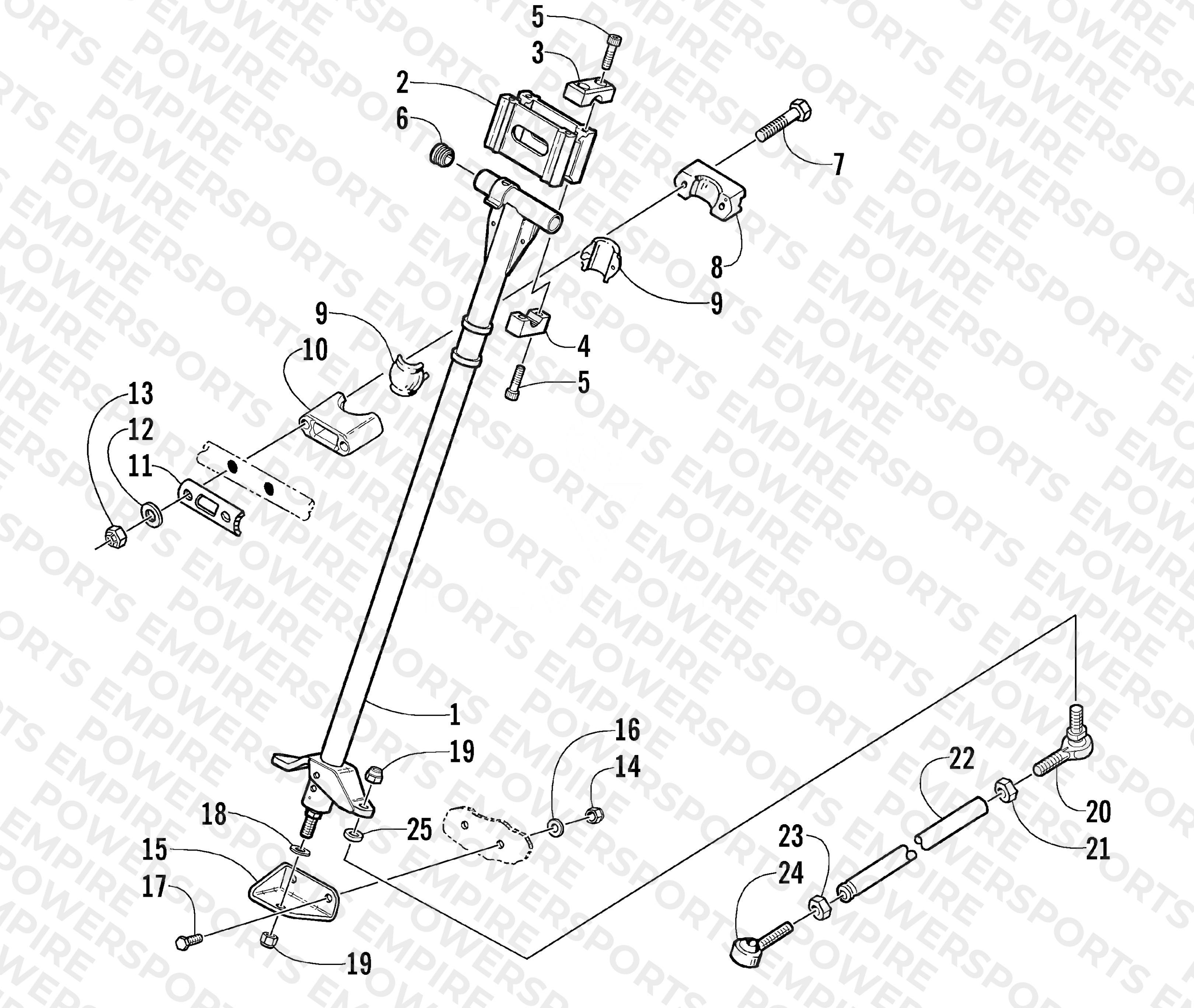STEERING POST ASSEMBLY