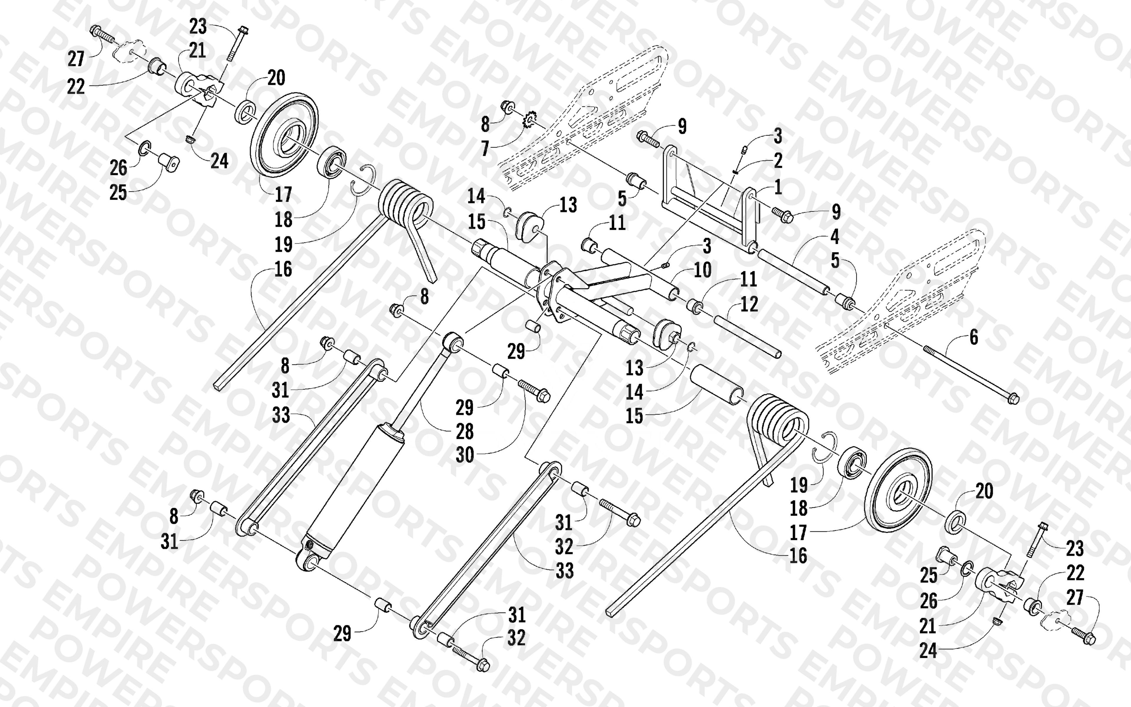 REAR SUSPENSION REAR ARM ASSEMBLY