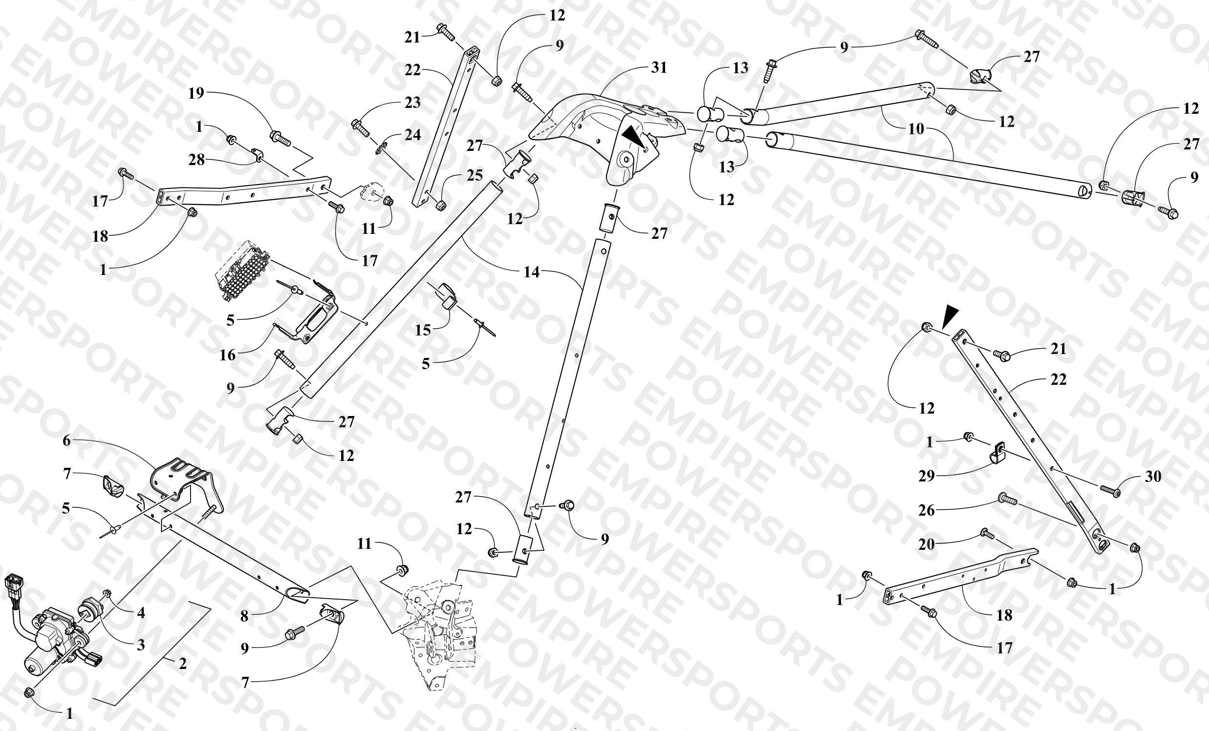 STEERING SUPPORT ASSEMBLY