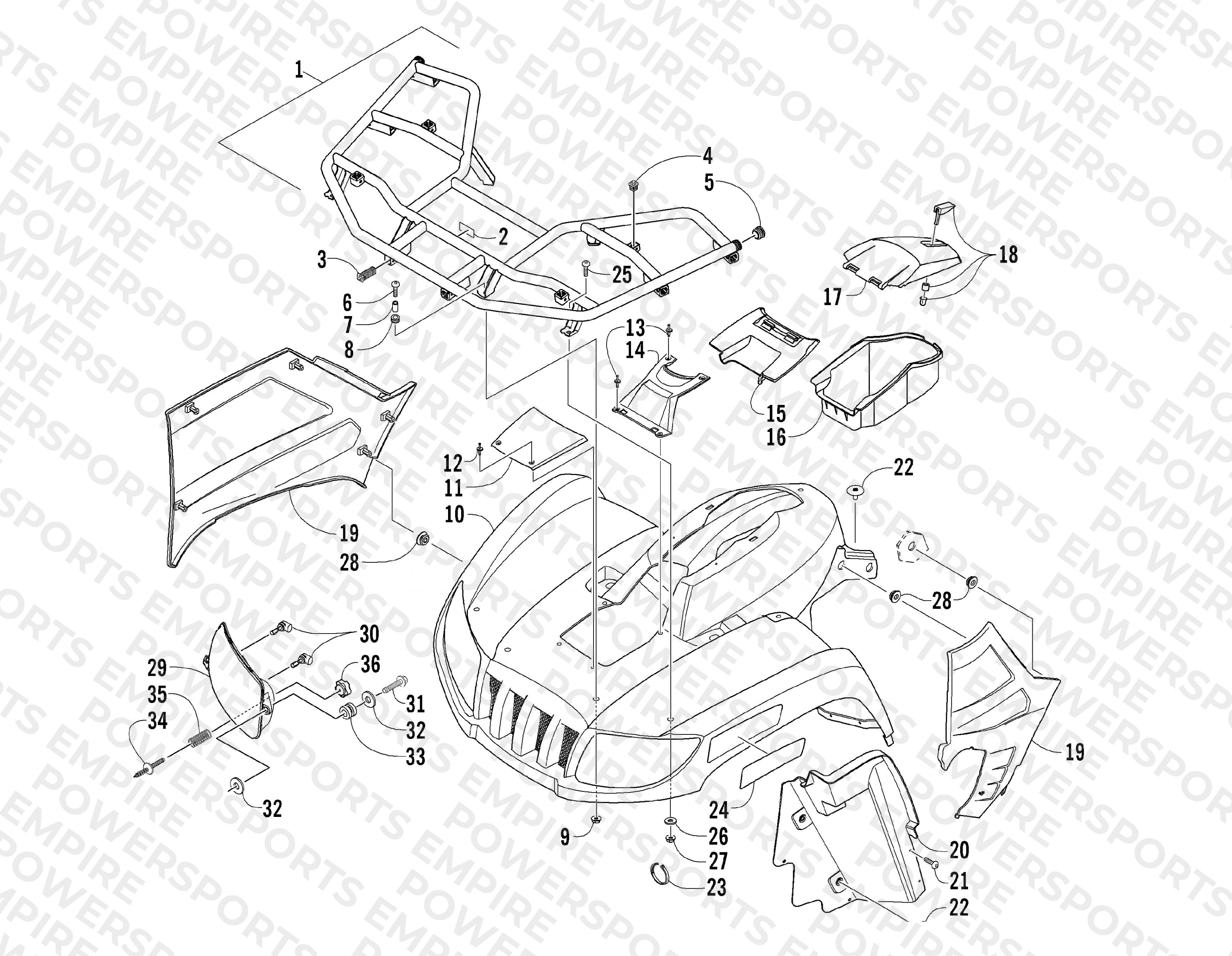 FRONT BODY PANEL ASSEMBLY