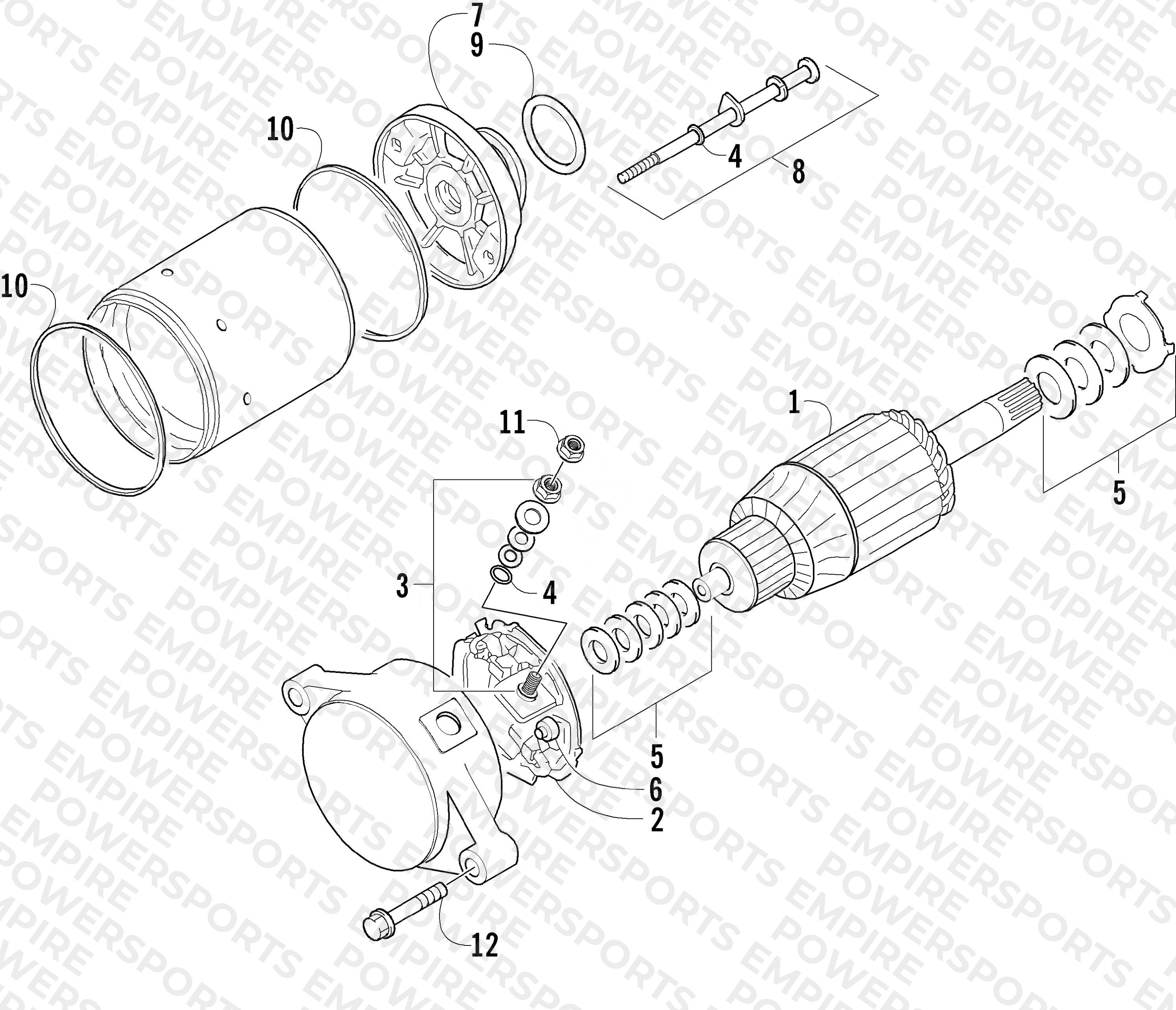 STARTER MOTOR ASSEMBLY
