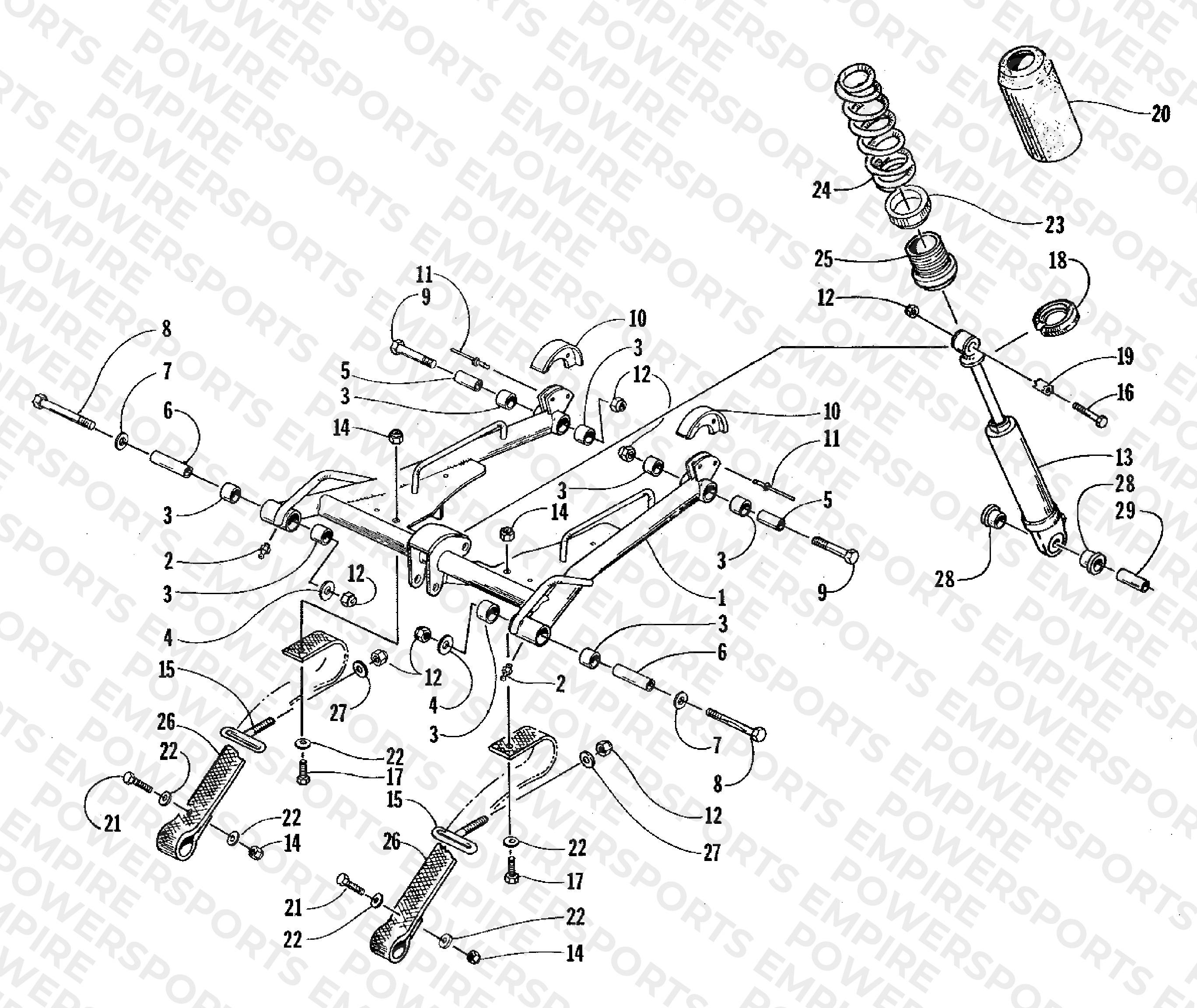 REAR SUSPENSION FRONT ARM ASSEMBLY