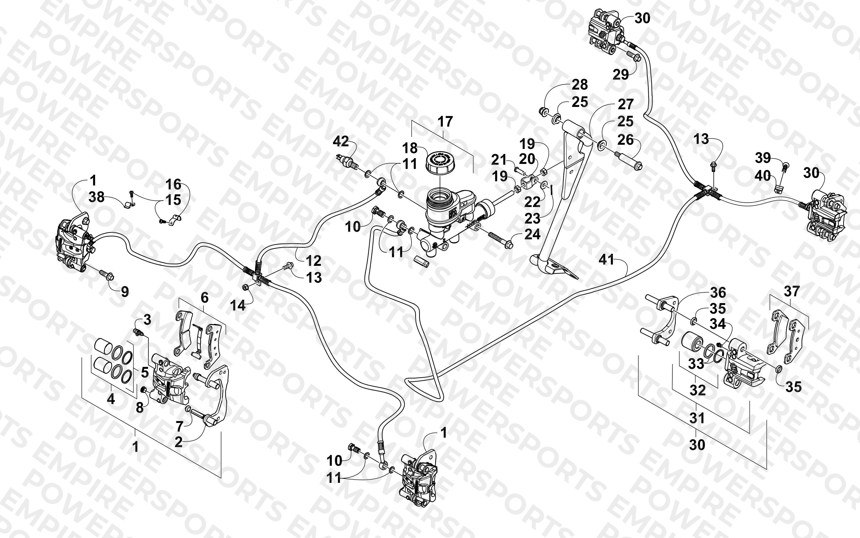 HYDRAULIC BRAKE ASSEMBLY