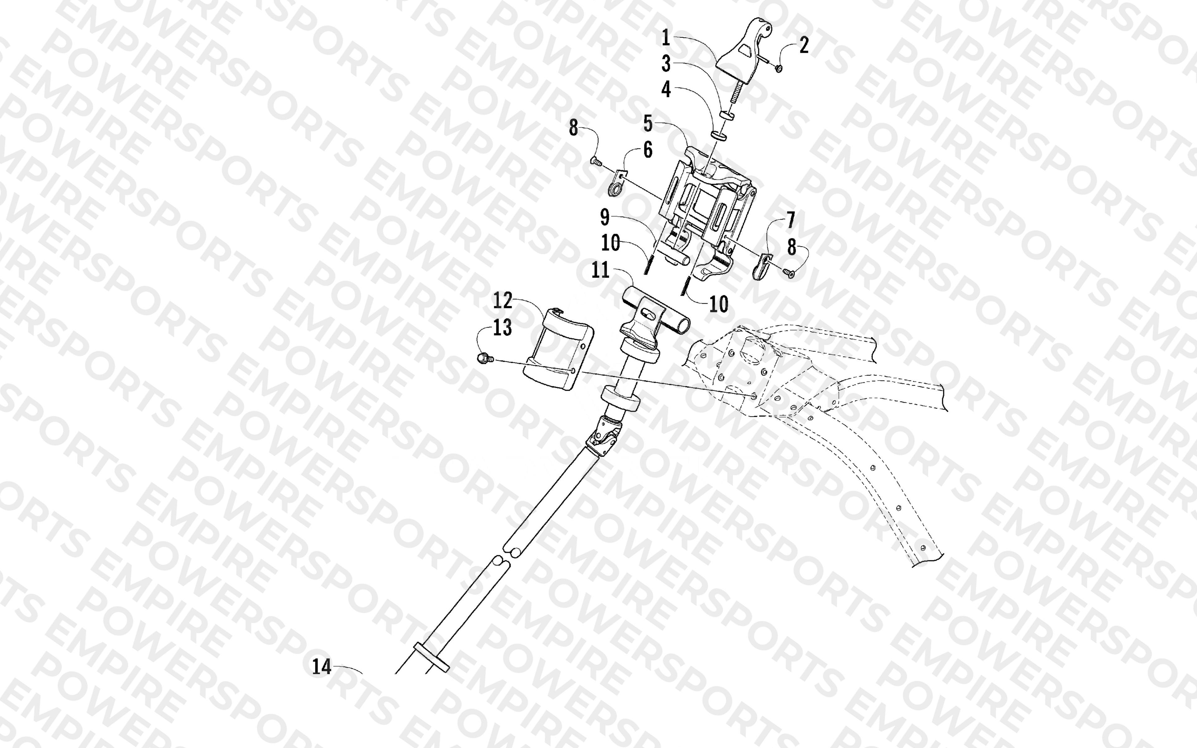 STEERING POST ASSEMBLY