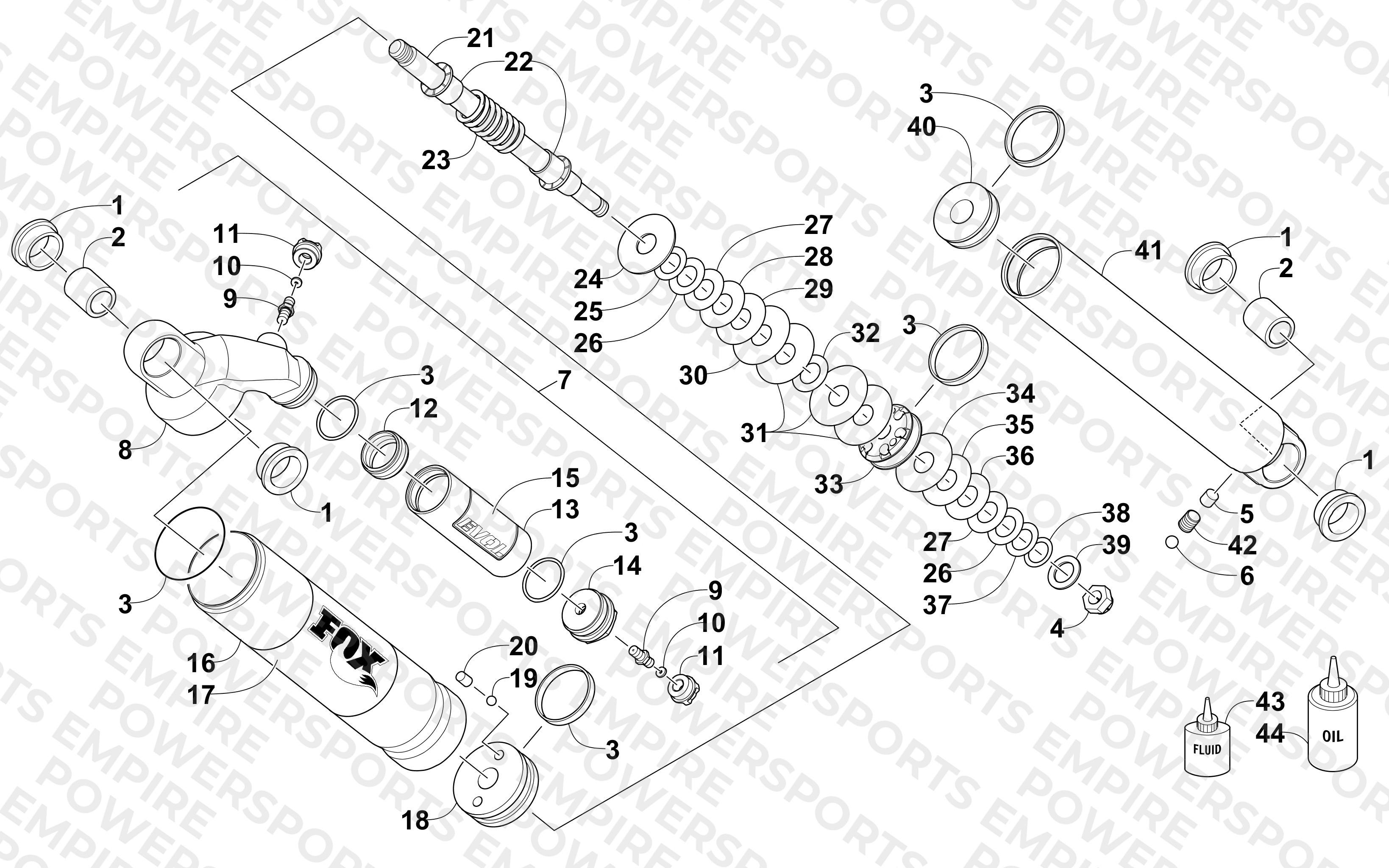 FRONT SUSPENSION SHOCK ABSORBER