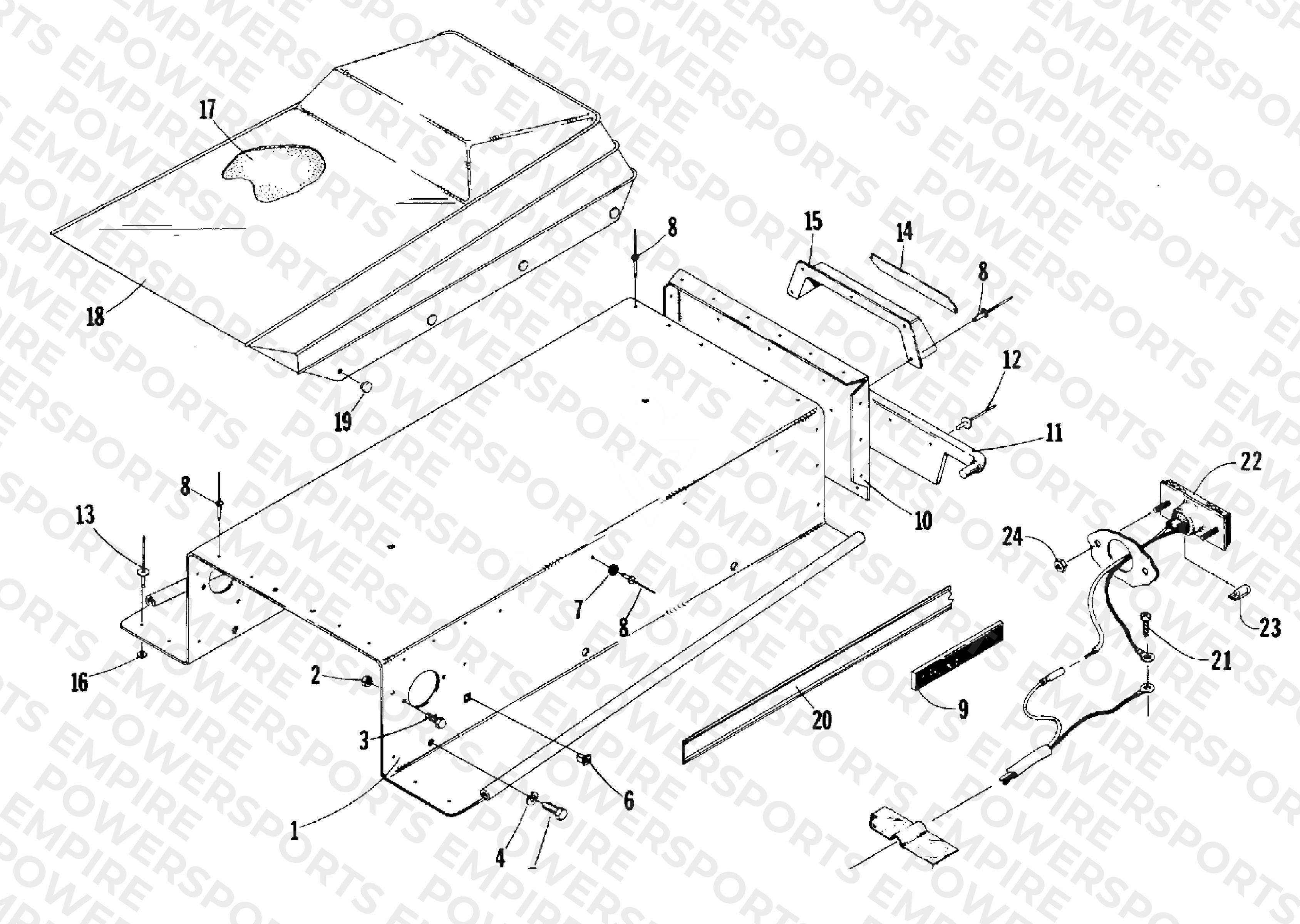 SEAT, TUNNEL, AND TAILIGHT