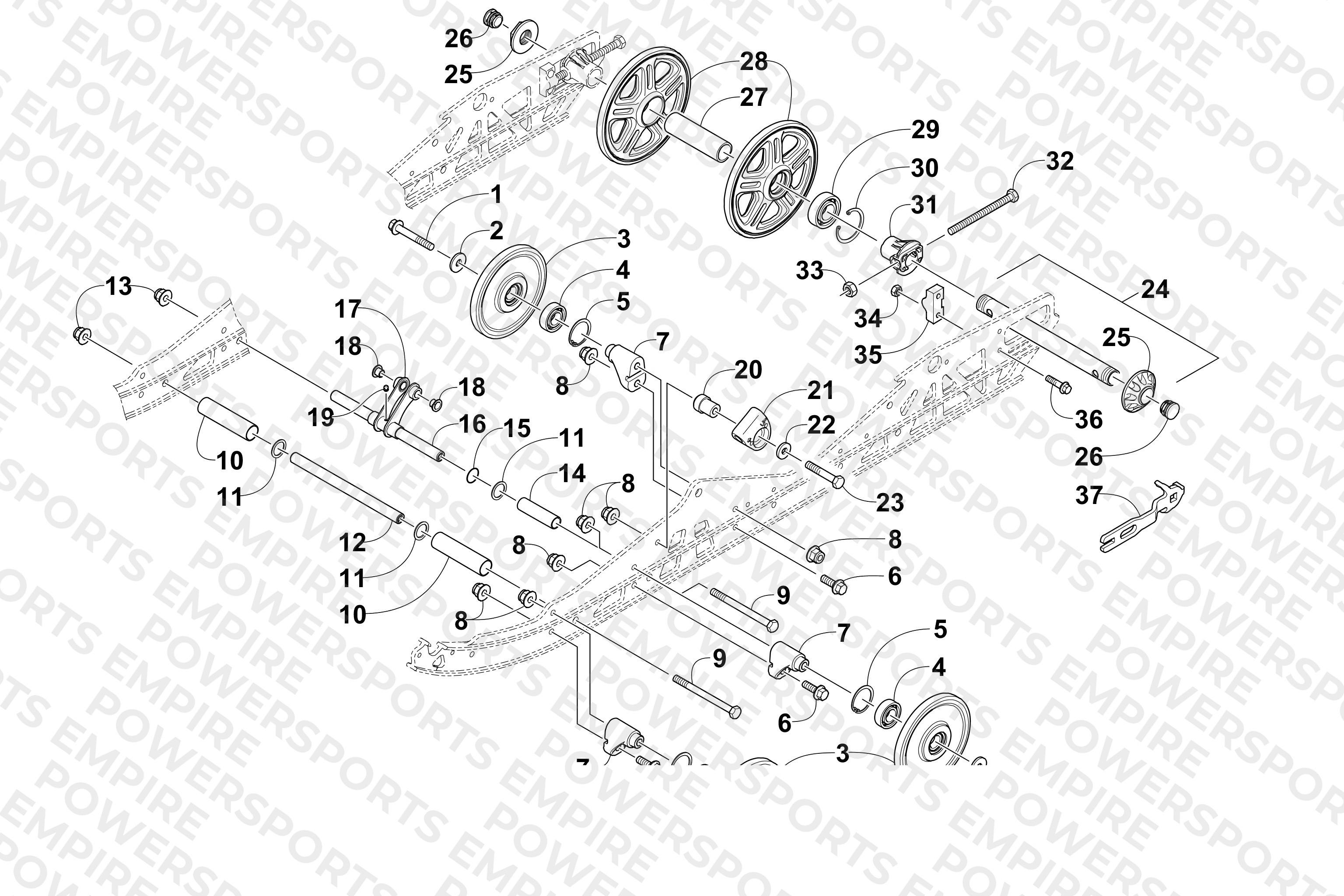 IDLER WHEEL ASSEMBLY