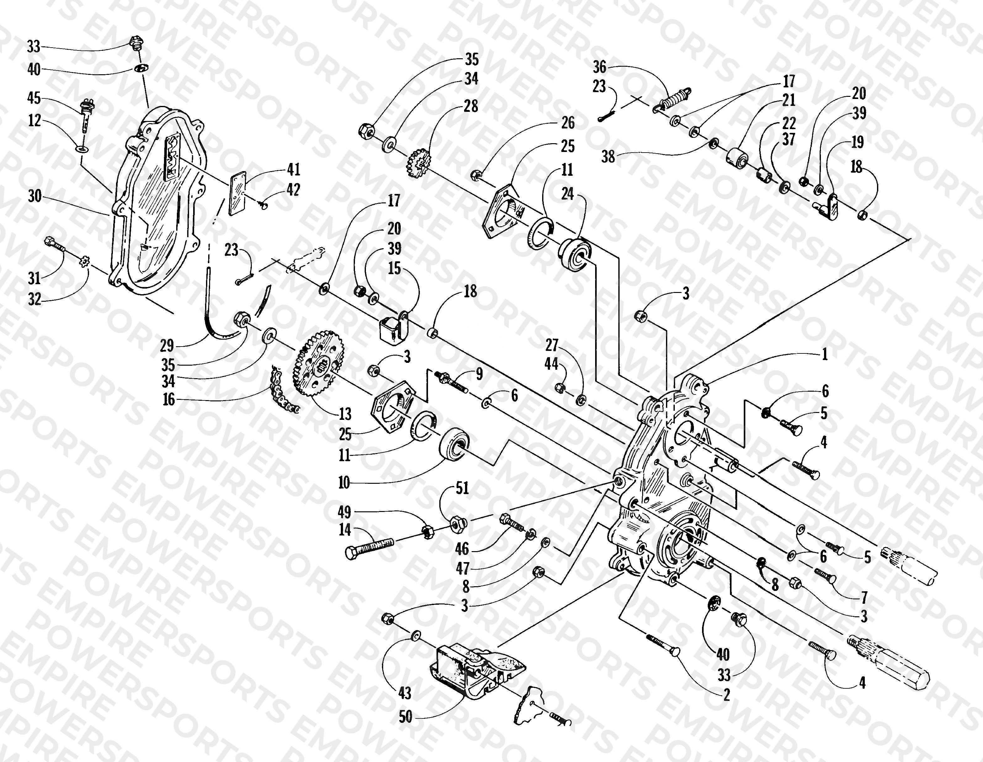 DRIVE/DROPCASE ASSEMBLY