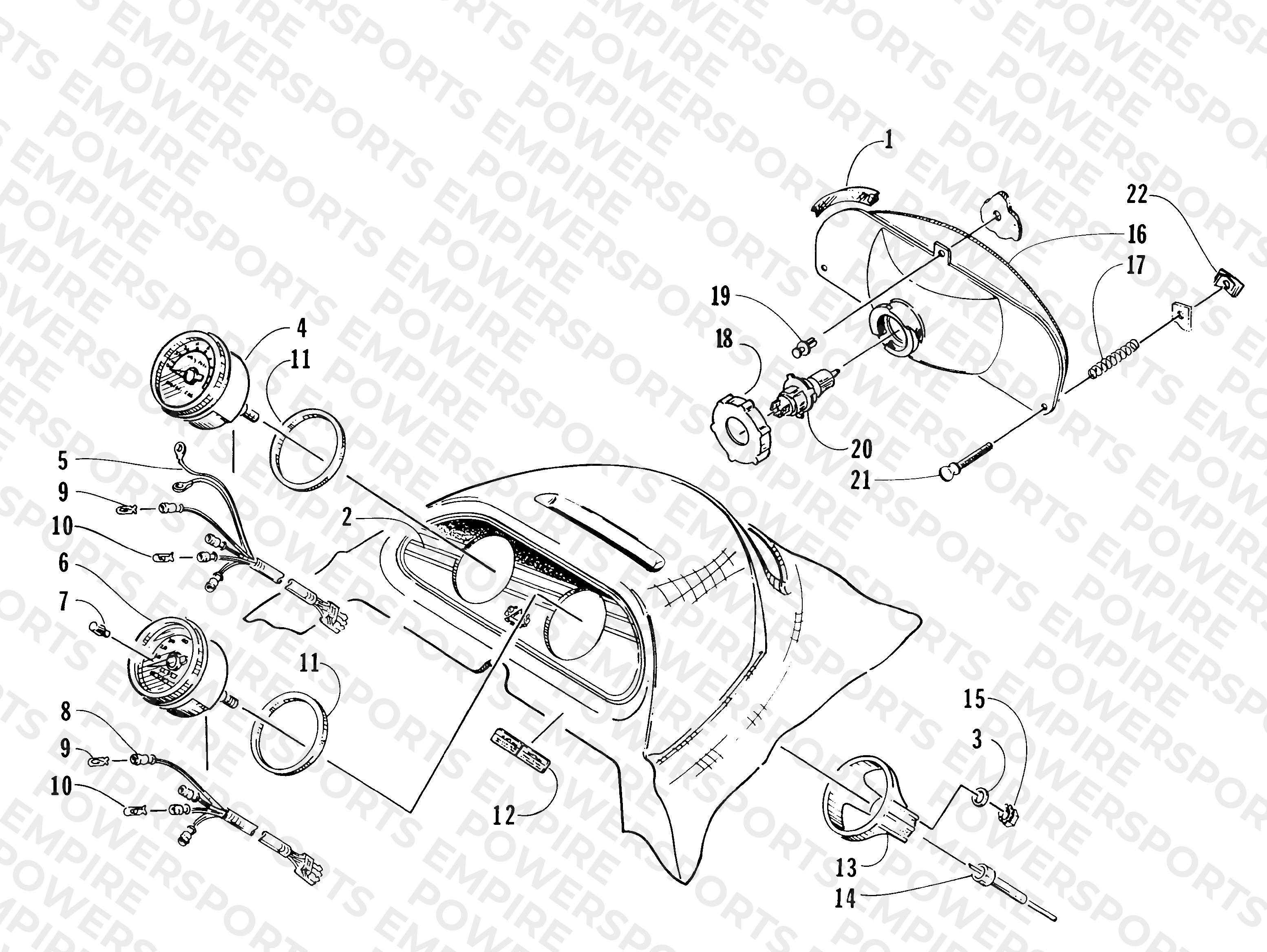 HEADLIGHT AND INSTRUMENT POD