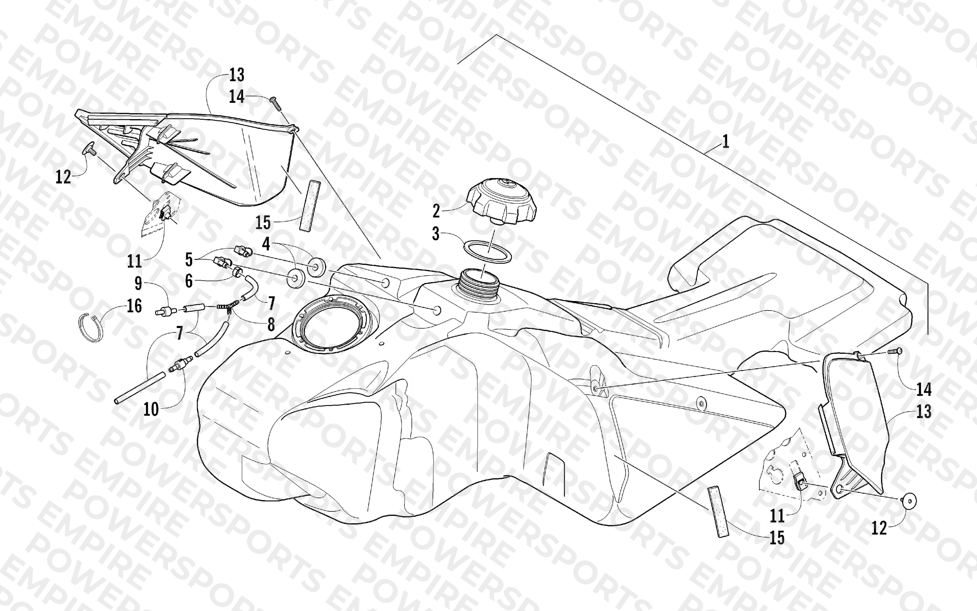 GAS TANK ASSEMBLY
