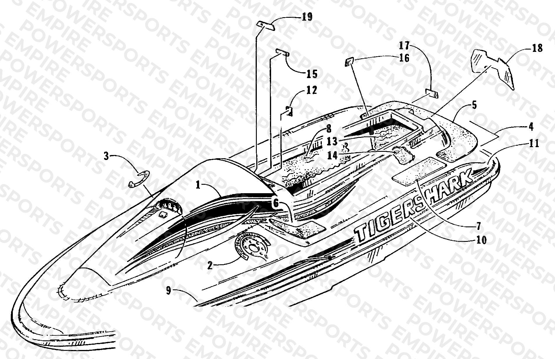 DECAL AND FOOTPAD ASSEMBLY