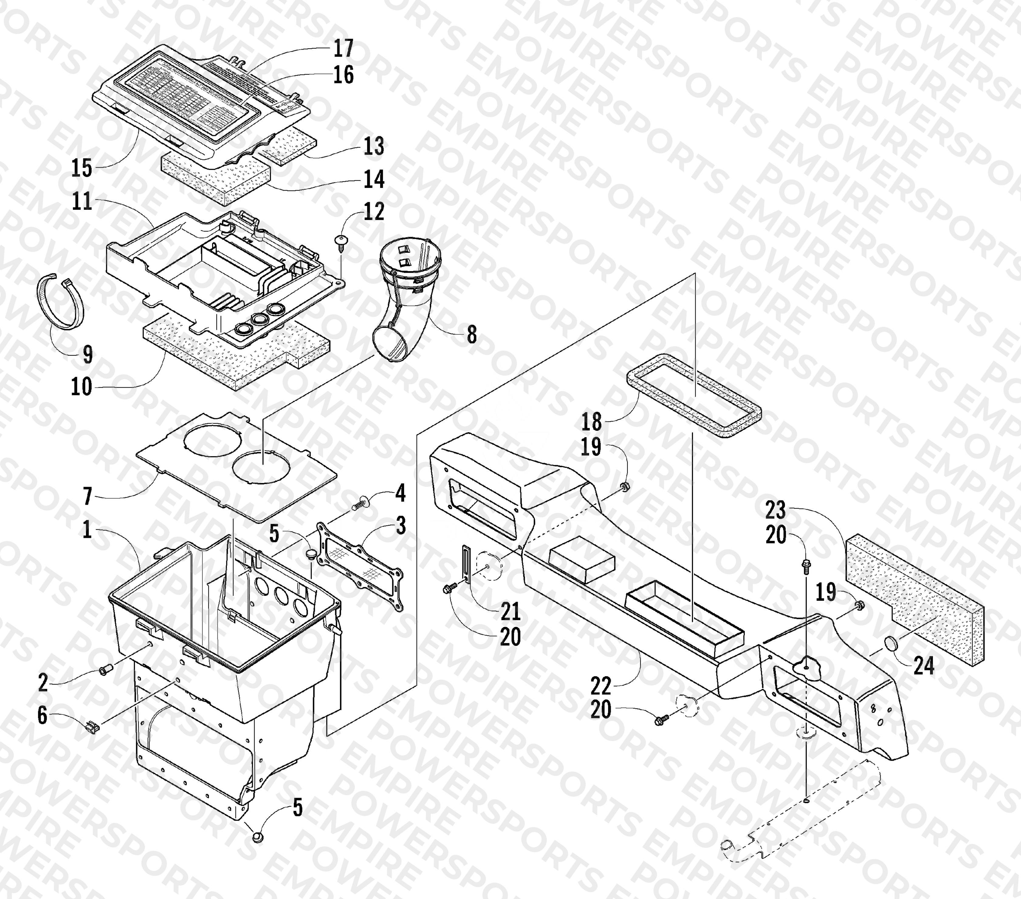AIR SILENCER ASSEMBLY