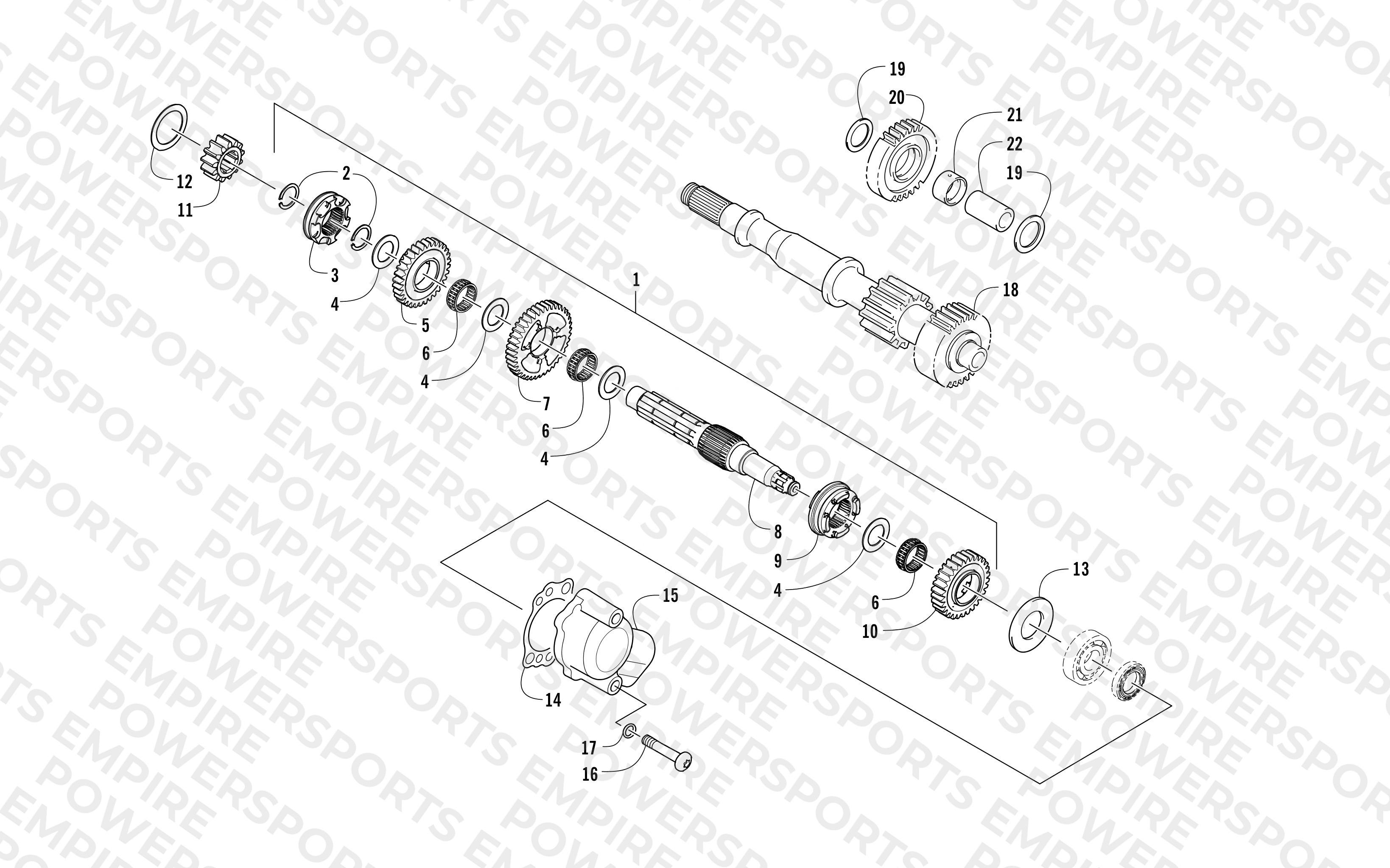 SECONDARY TRANSMISSION ASSEMBLY