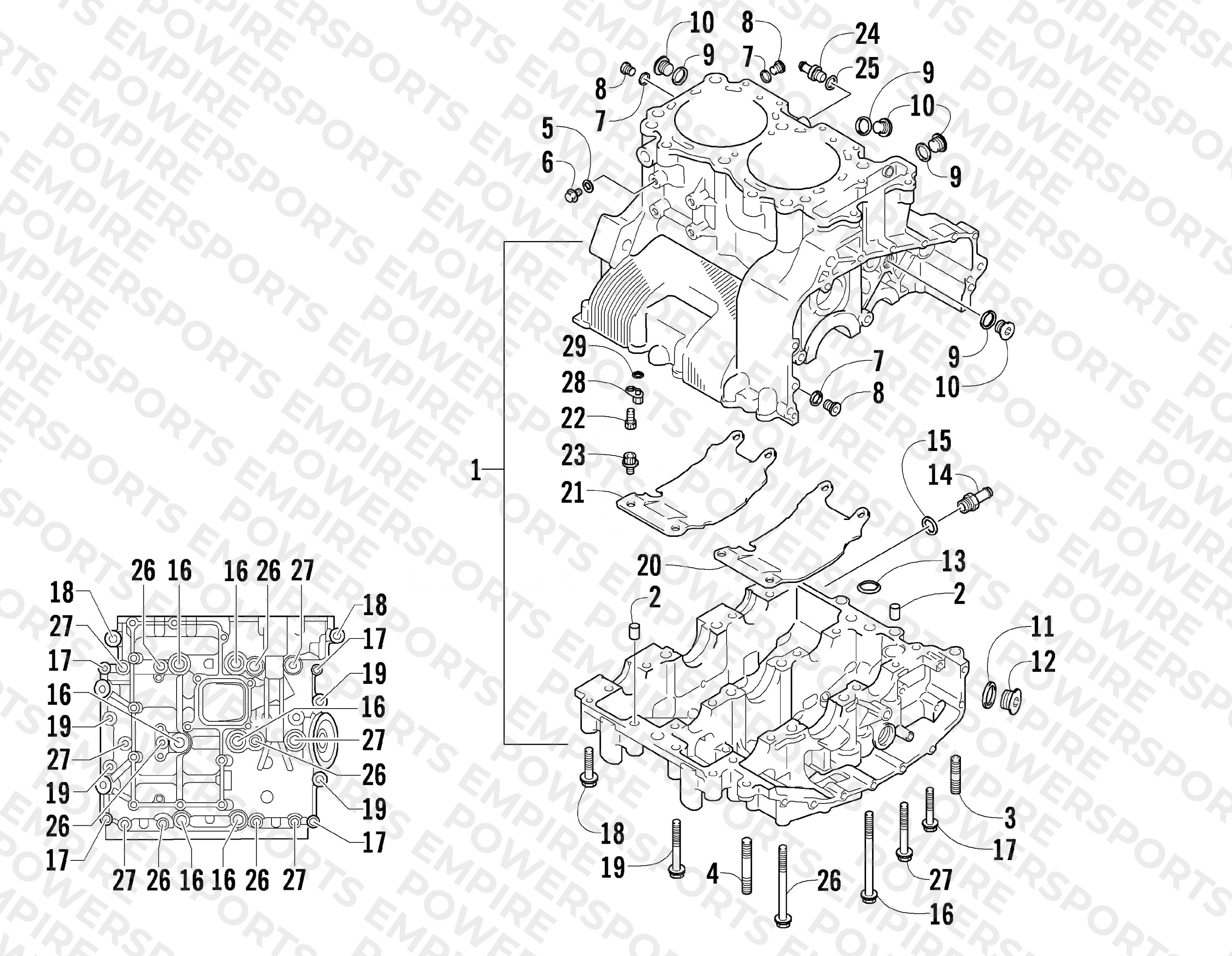 CRANKCASE ASSEMBLY