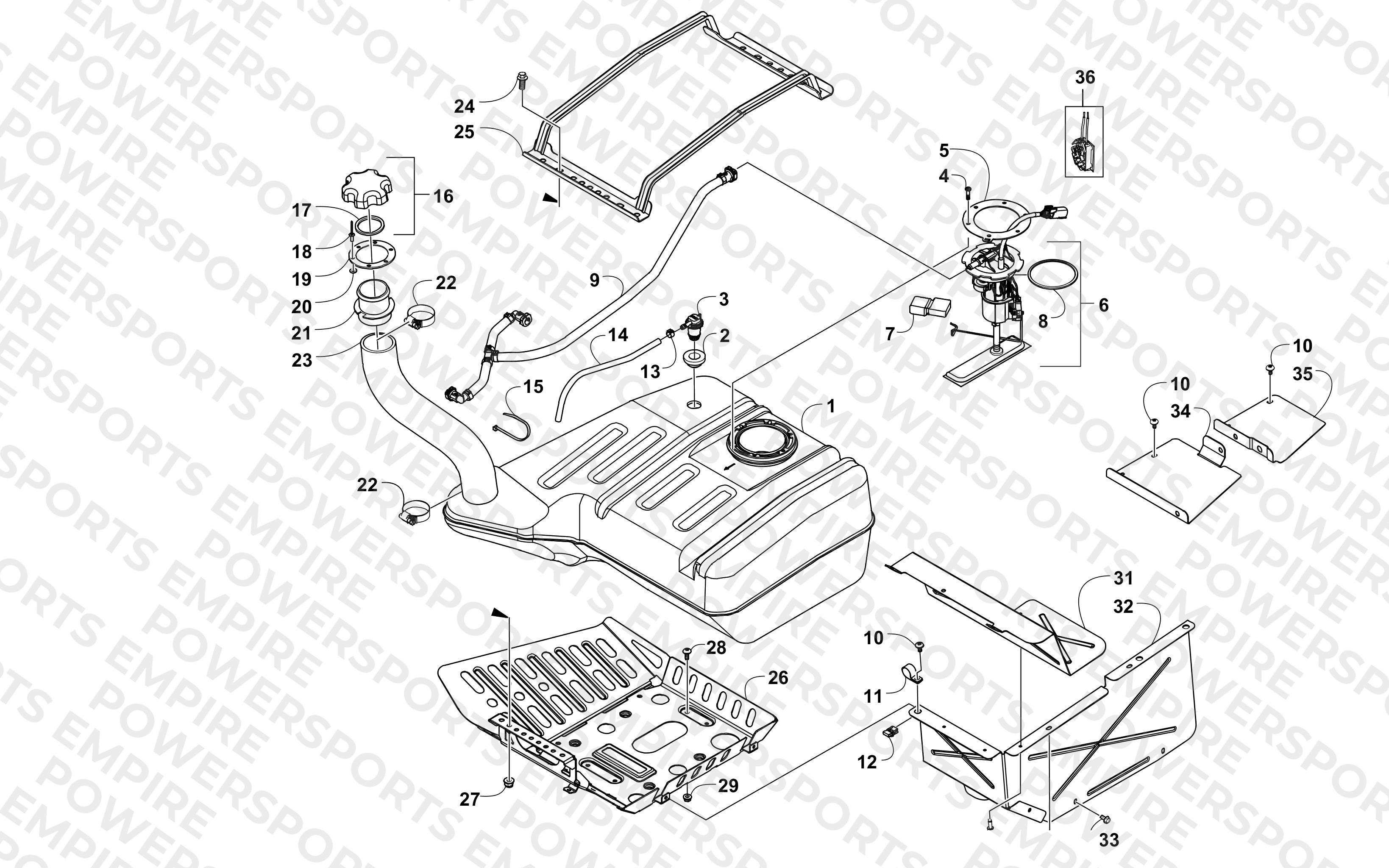 GAS TANK ASSEMBLY