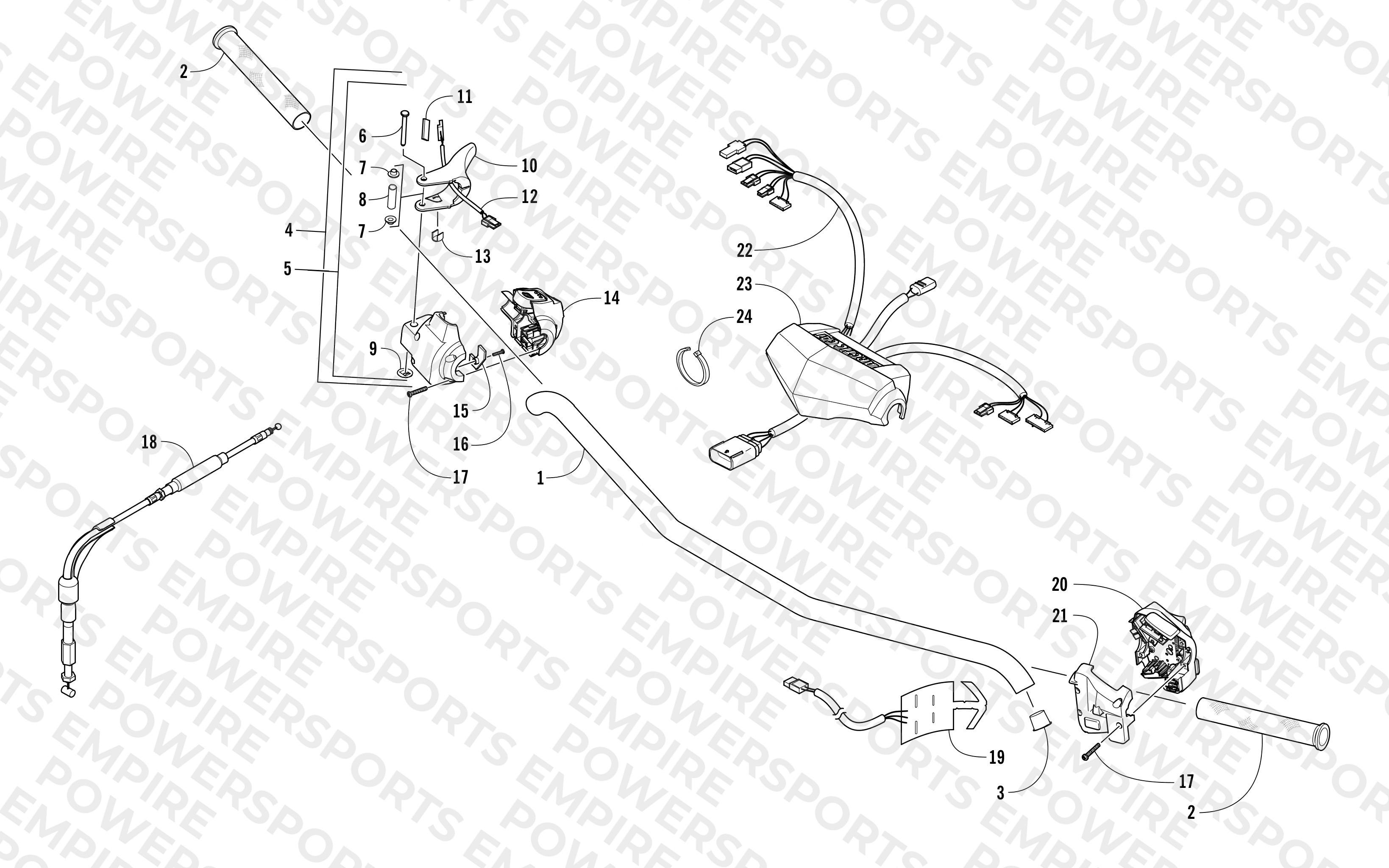 HANDLEBAR AND CONTROLS