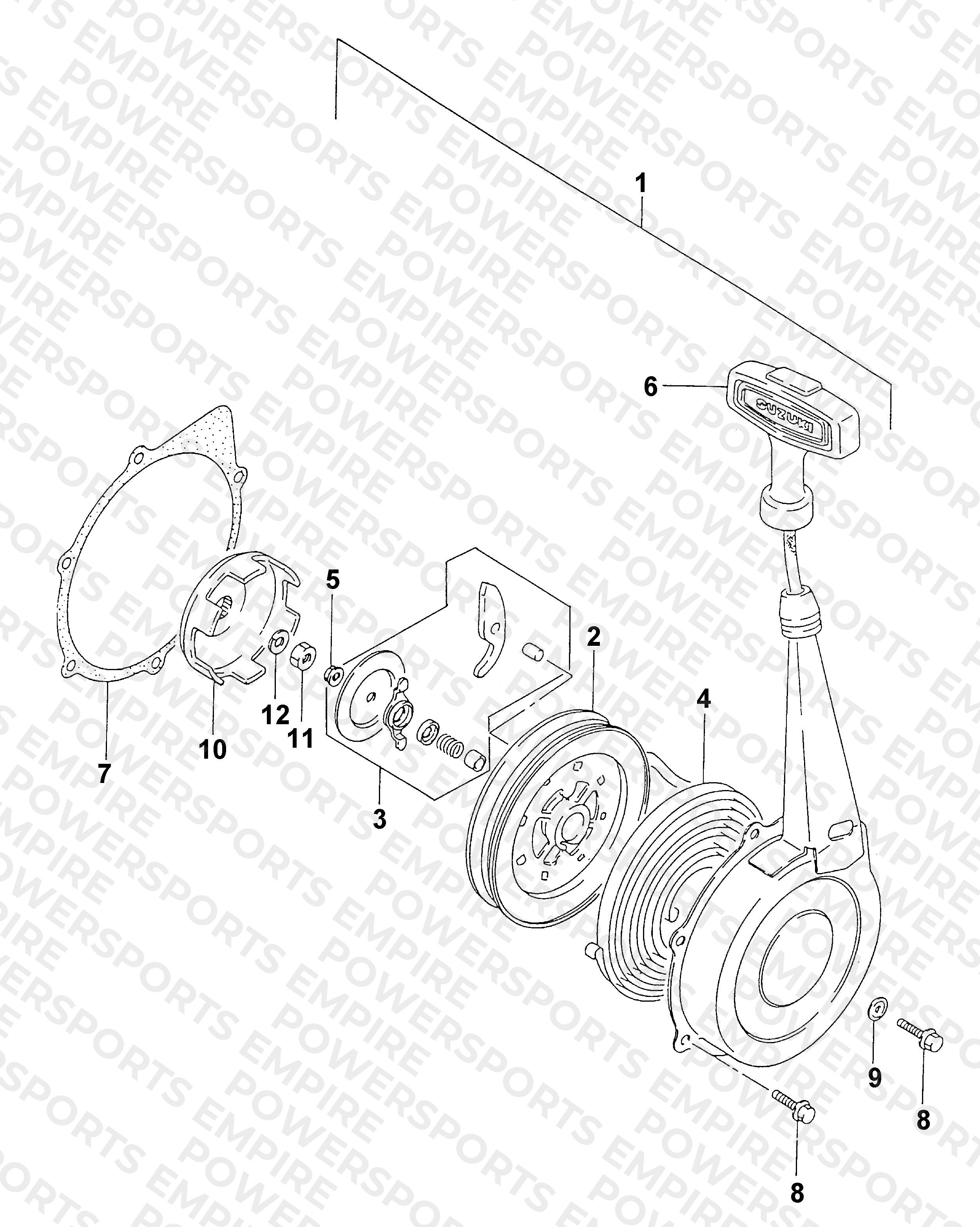 RECOIL STARTER ASSEMBLY
